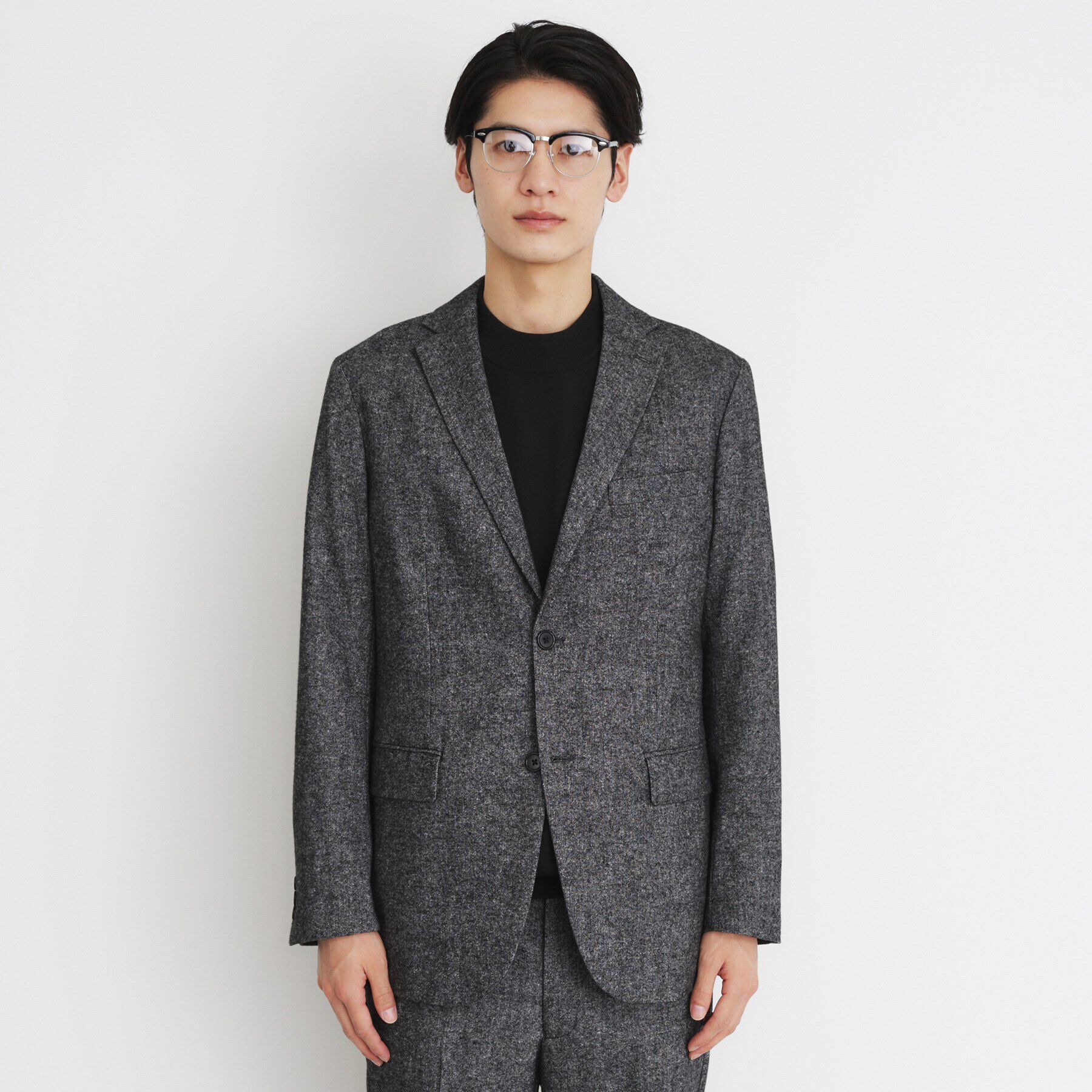 THE SHOP TK「ウール混ホームスパンジャケット」|テーラードジャケット|