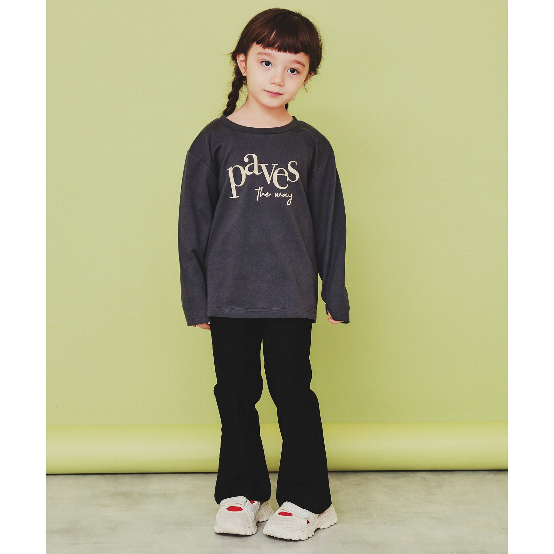 THE SHOP TK「【110-150】のびーるフレアパンツ/洗濯機OK」|その他|