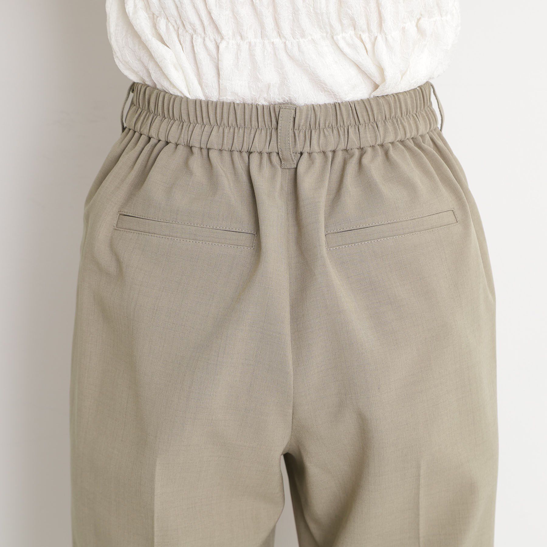 THE SHOP TK「【XS-XLサイズ】麻調テーパードパンツ/洗濯機OK/from the VOICE」|その他|