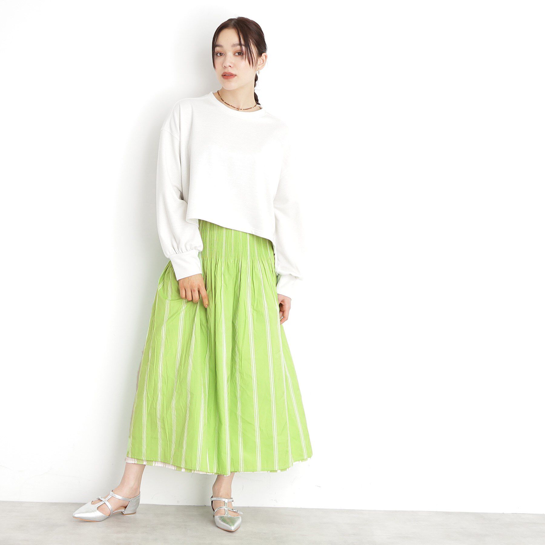 THE SHOP TK「リバーシブルスカート【洗える】」|スカート|