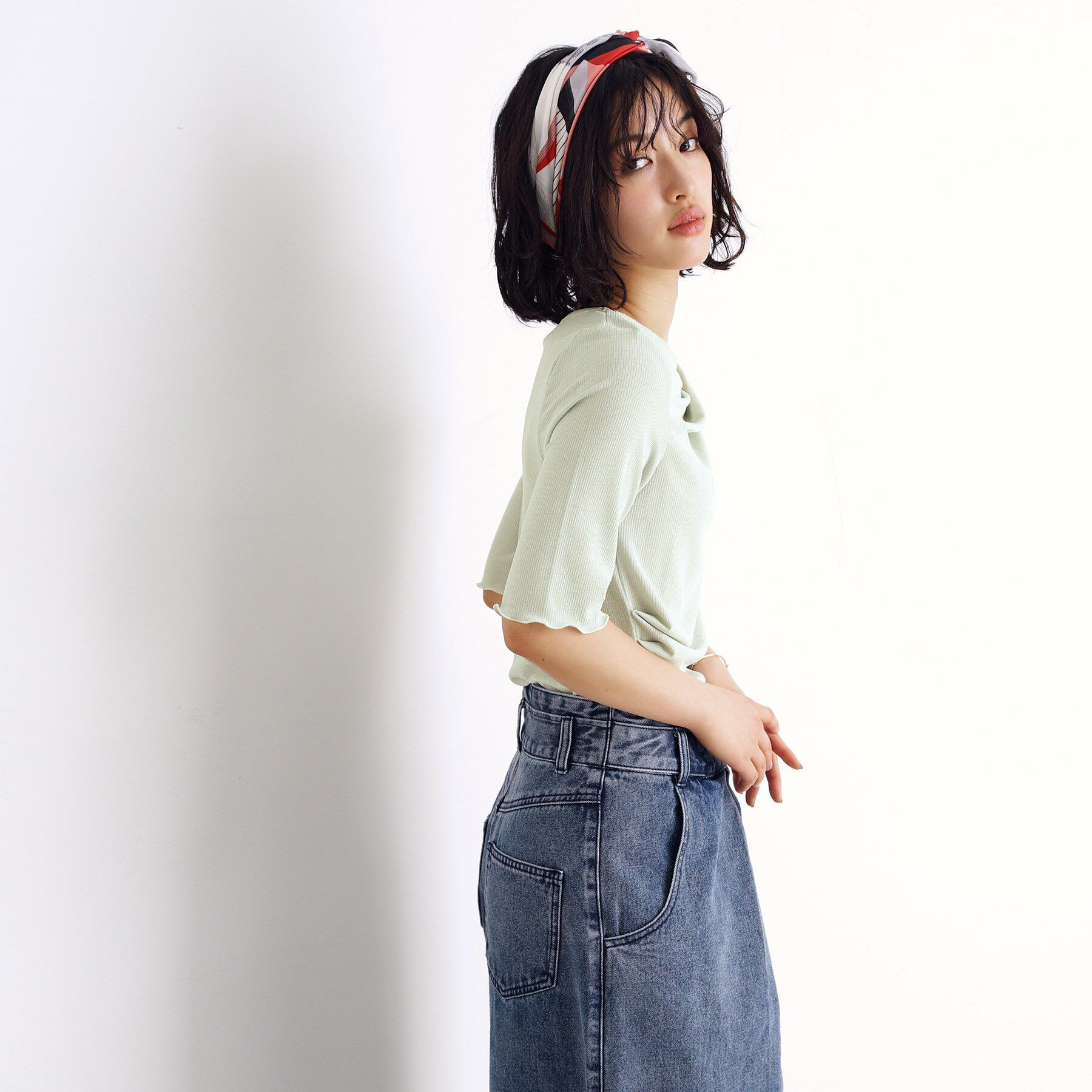 THE SHOP TK「ドレープカットソー【洗濯機OK/シワになりにくい】」|シャツ・ブラウス|