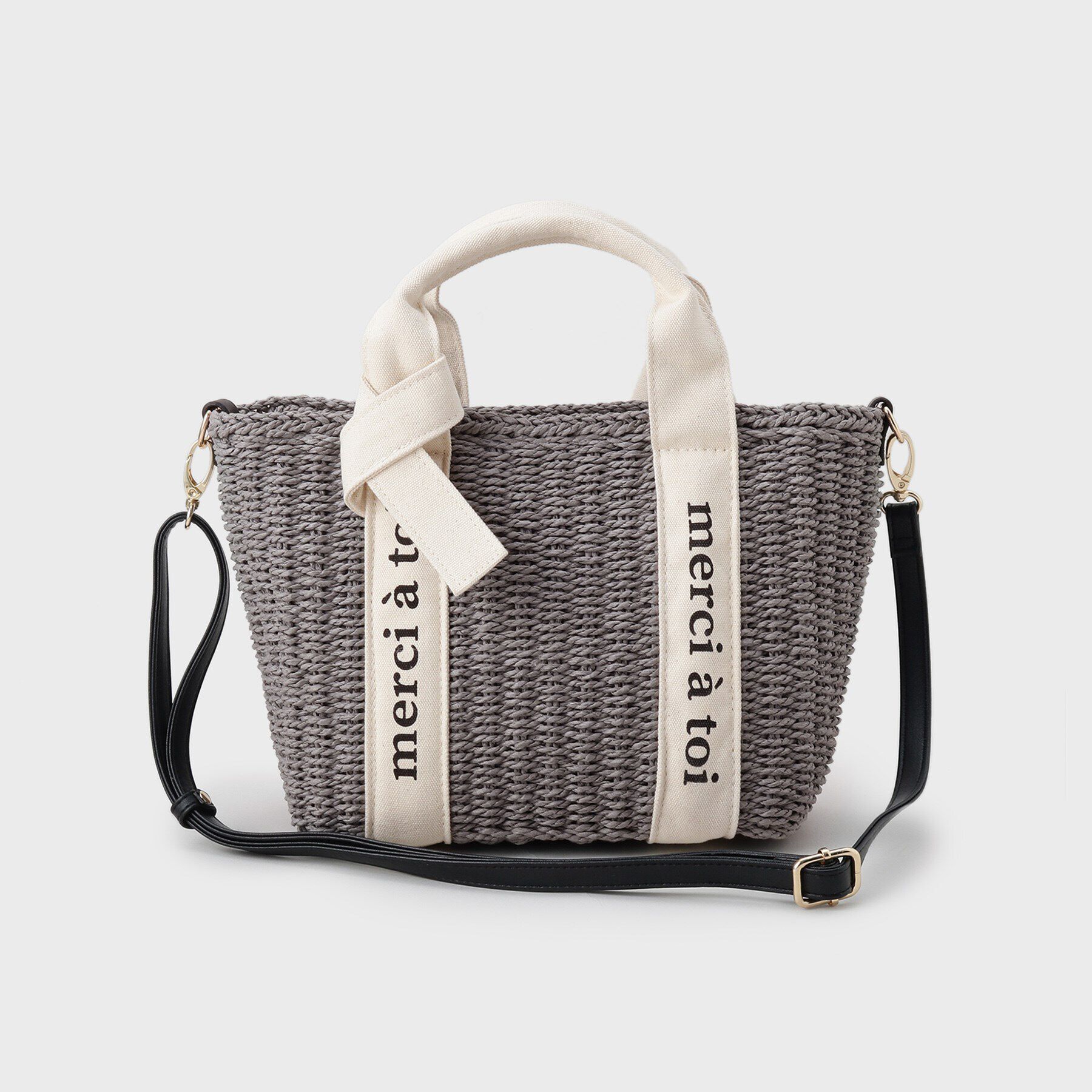 THE SHOP TK「ロゴ雑材バッグ」|ショルダー・メッセンジャー|