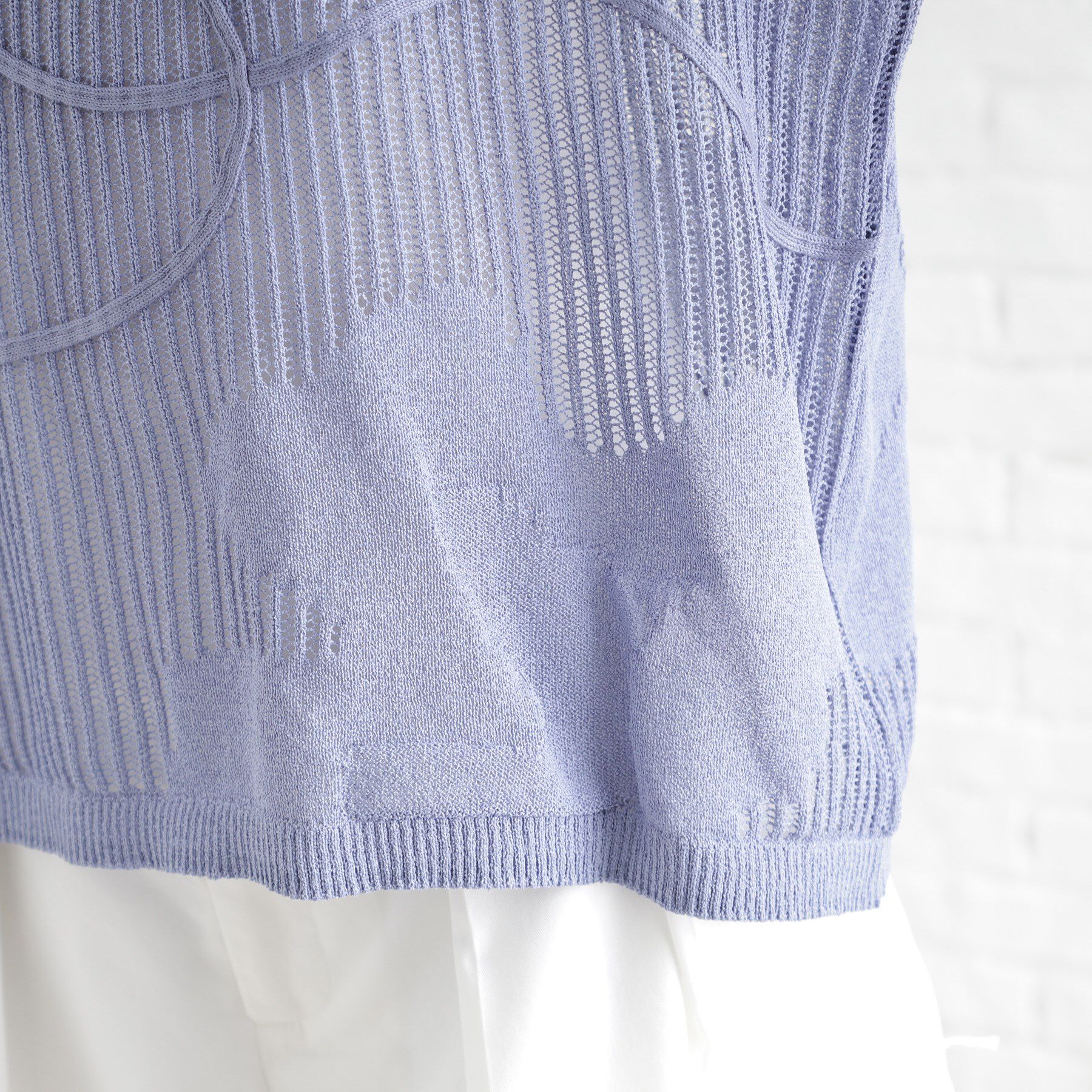 THE SHOP TK「コード刺繍シアーニット【洗える】」|ニット・セーター|