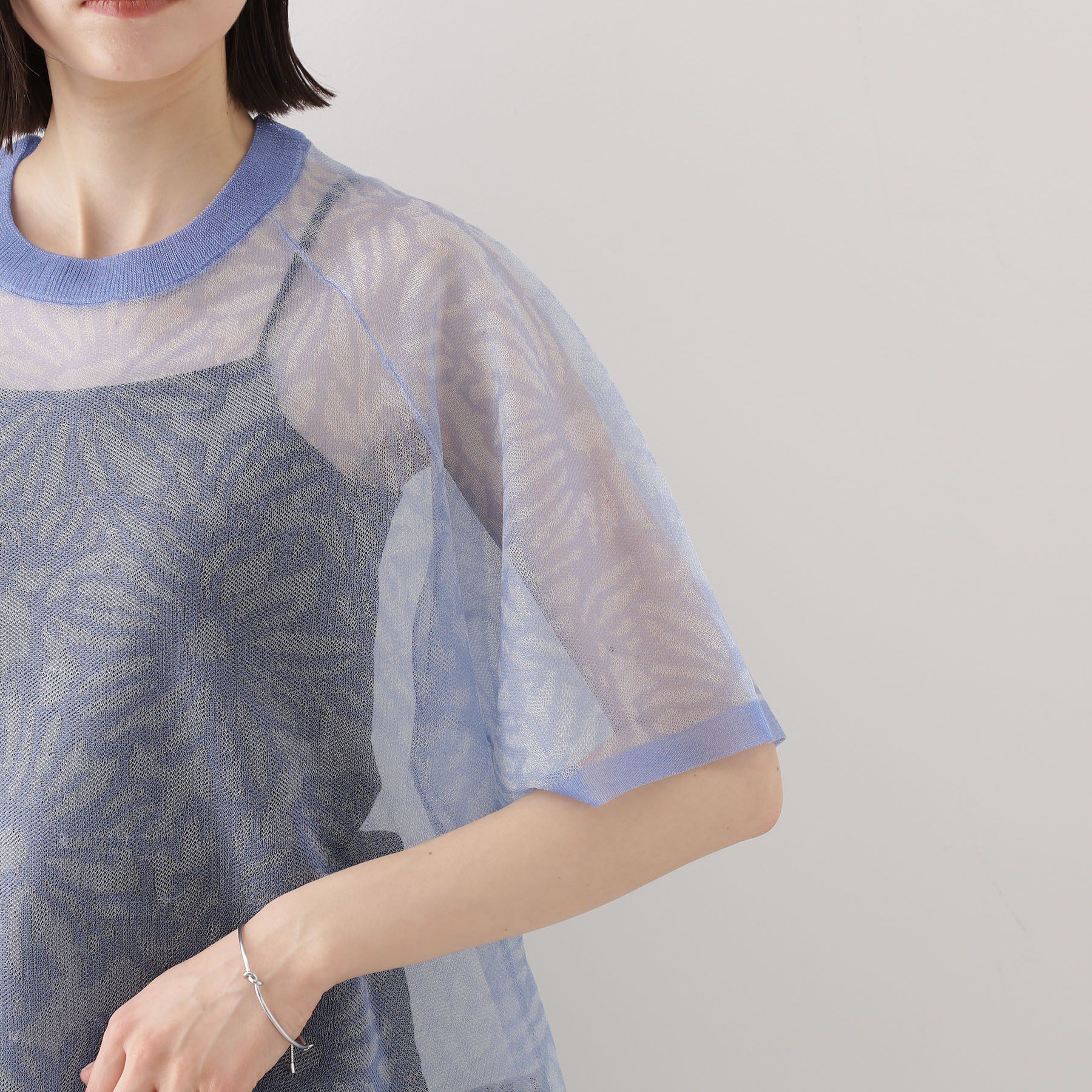 THE SHOP TK「カバーニットシアープルオーバー【洗える】」|ニット・セーター|