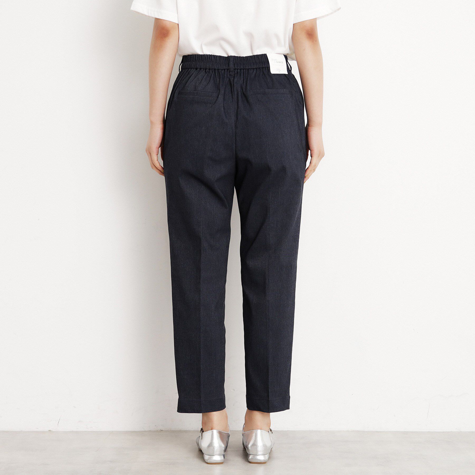 THE SHOP TK「【XS-XLサイズ/美シルエット】ハイパーストレッチテーパードパンツ/接触冷感/洗える」|その他|