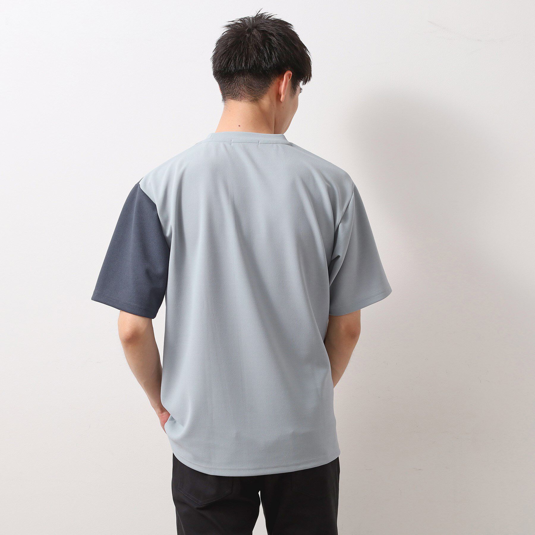 THE SHOP TK「ツイルブロッキング半袖Tシャツ」|Tシャツ・カットソー|