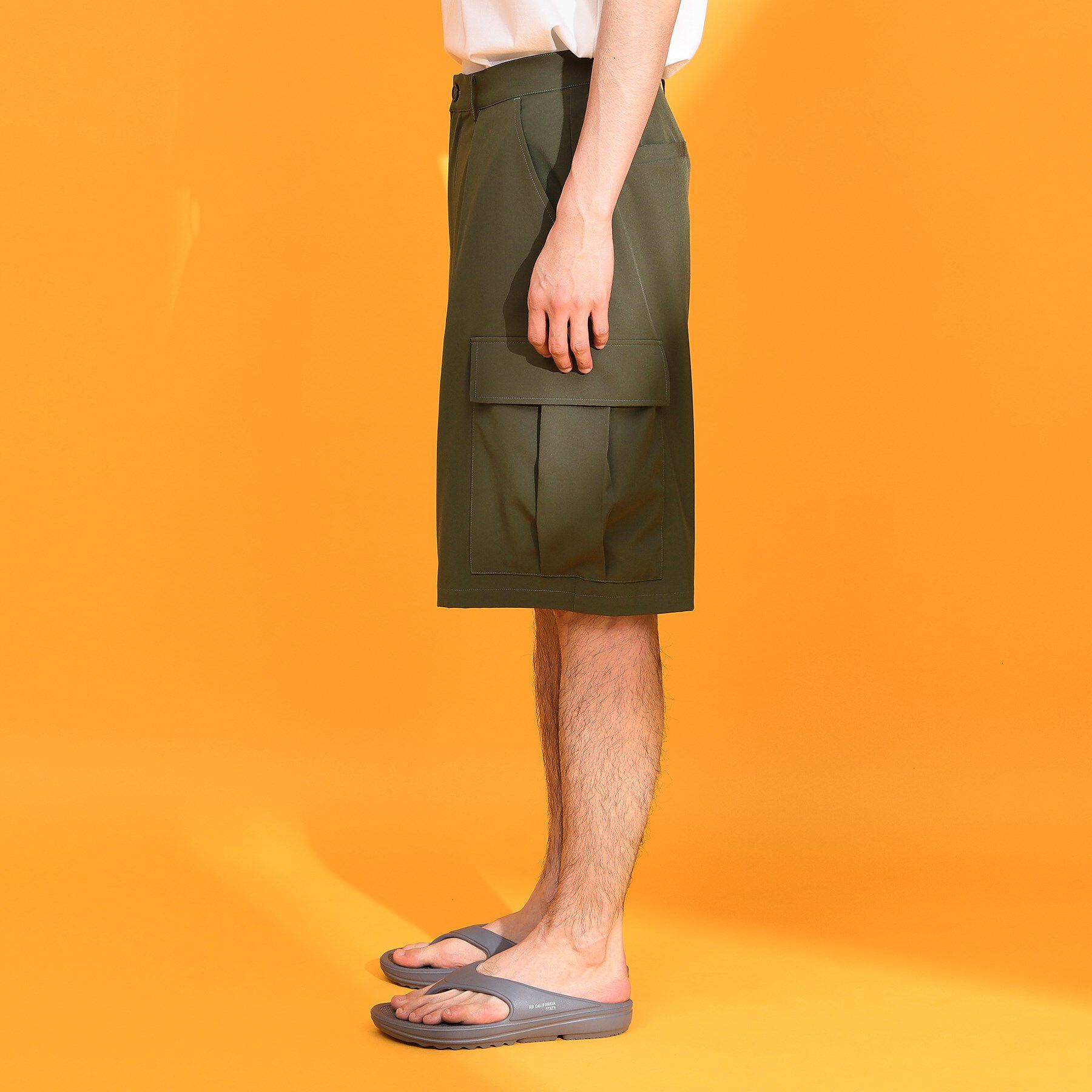 THE SHOP TK「mizugiwa水陸両用カーゴショートパンツ 【接触冷感/UVカット/吸水速乾/洗濯機OK】」|その他|