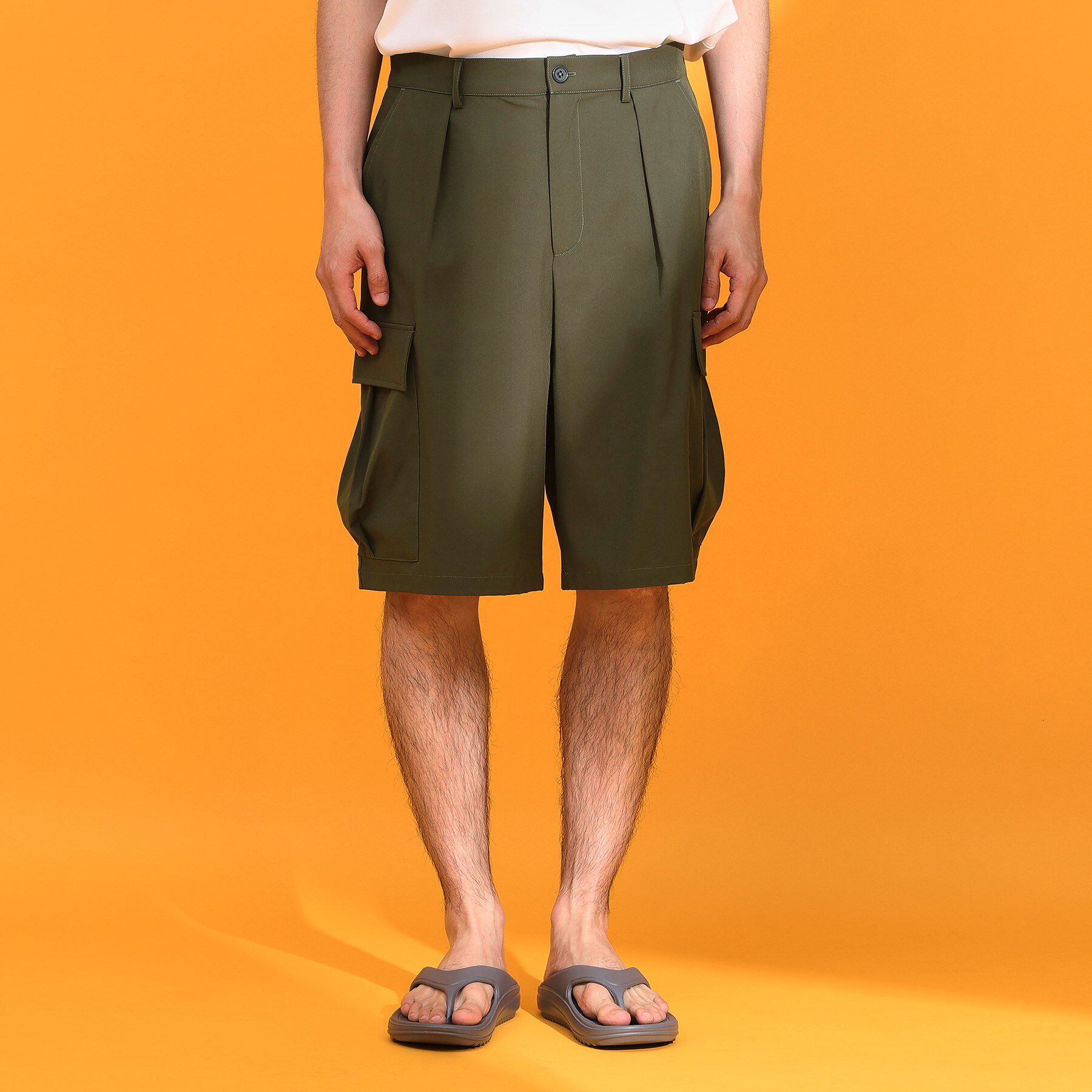 THE SHOP TK「mizugiwa水陸両用カーゴショートパンツ 【接触冷感/UVカット/吸水速乾/洗濯機OK】」|その他|