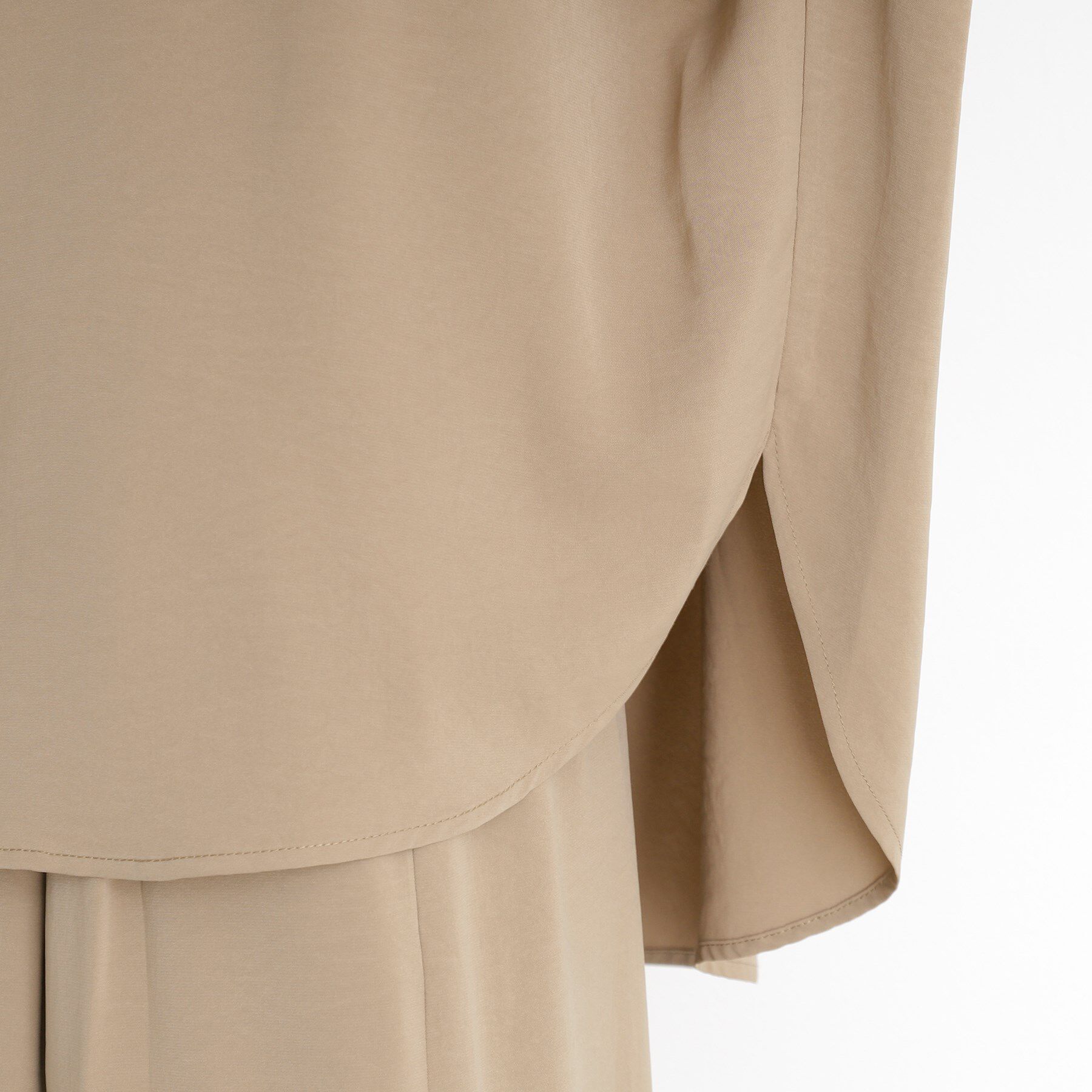 THE SHOP TK「コットンライクブラウス【接触冷感/洗濯機OK/UV/セットアップ可】」|シャツ・ブラウス|