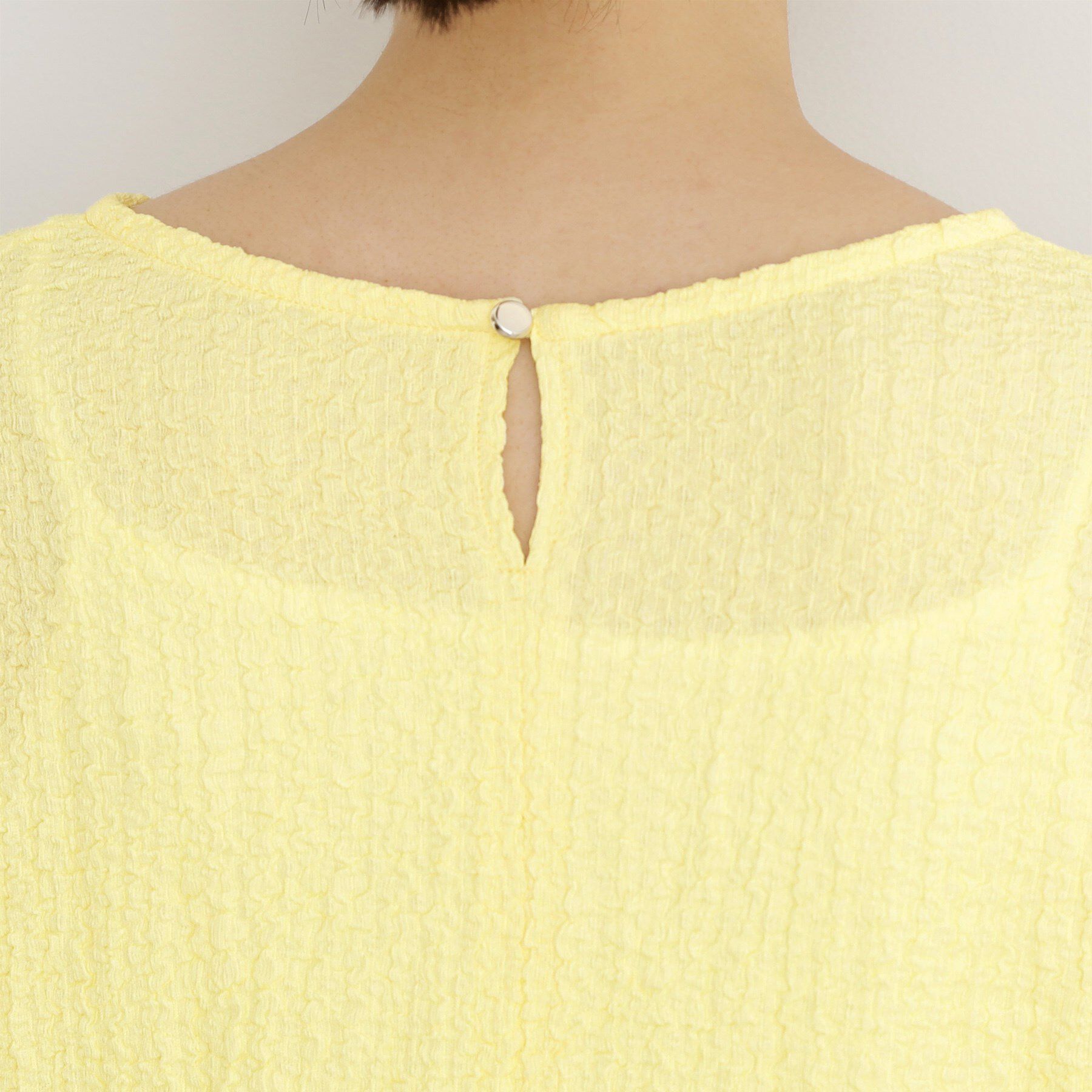 THE SHOP TK「【人気デザイン再入荷】ポコポコ袖タックプルオーバー/体型カバー/洗濯機OK」|Tシャツ・カットソー|