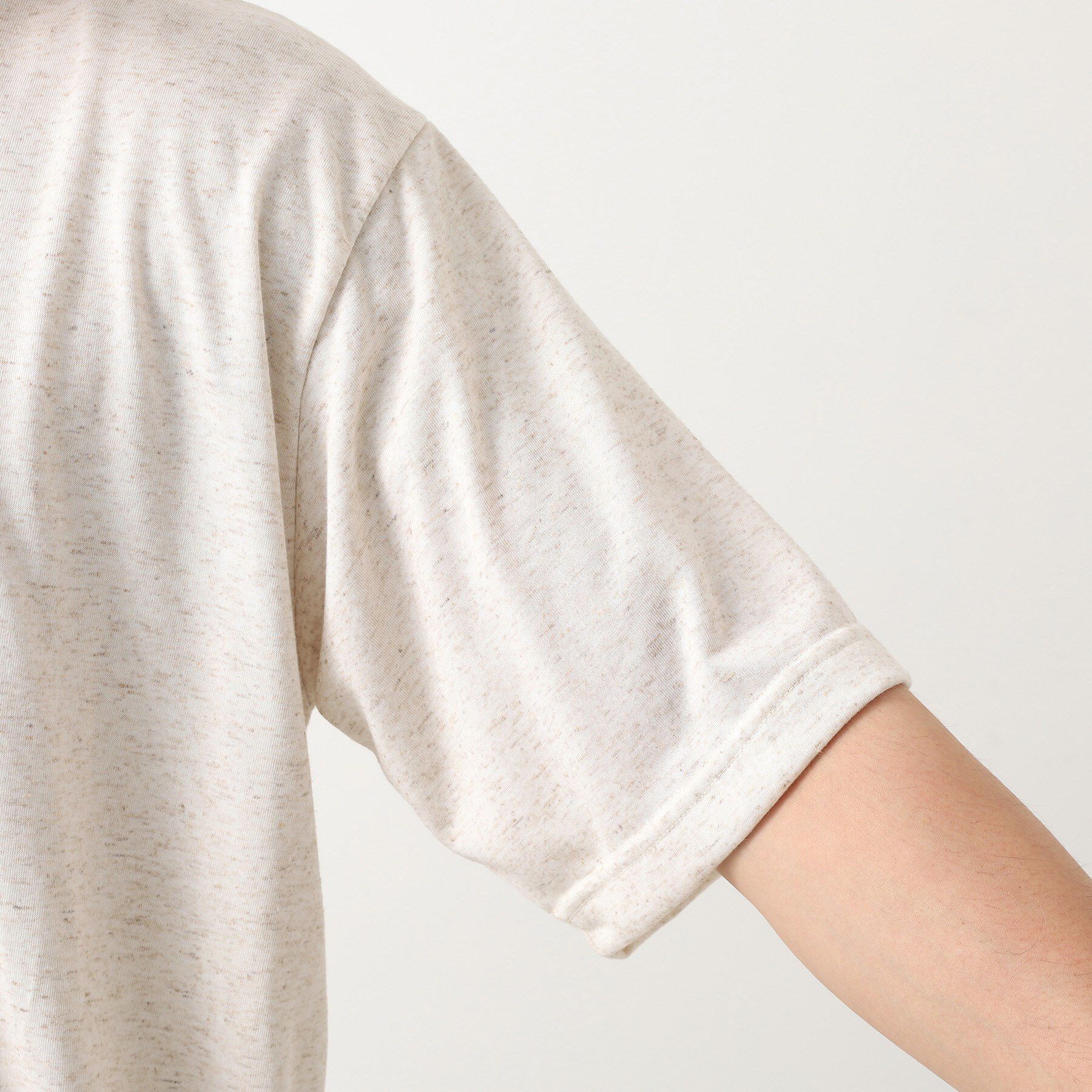 THE SHOP TK「ポリ麻刺繍半袖Tシャツ」|Tシャツ・カットソー|