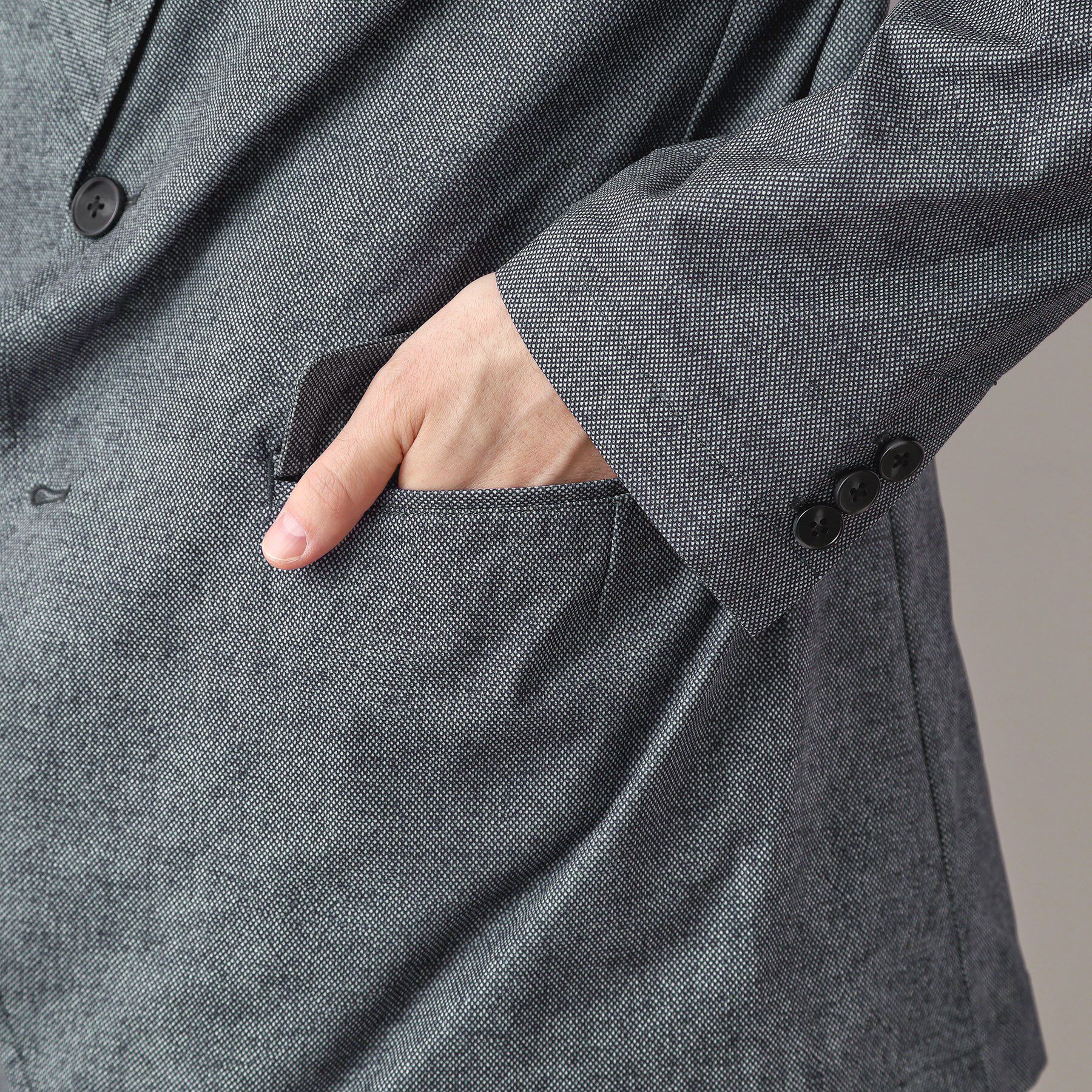 THE SHOP TK「スマートムーブメッシュバーズアイジャケット【軽量/洗濯機OK/セットアップ可】」|テーラードジャケット|