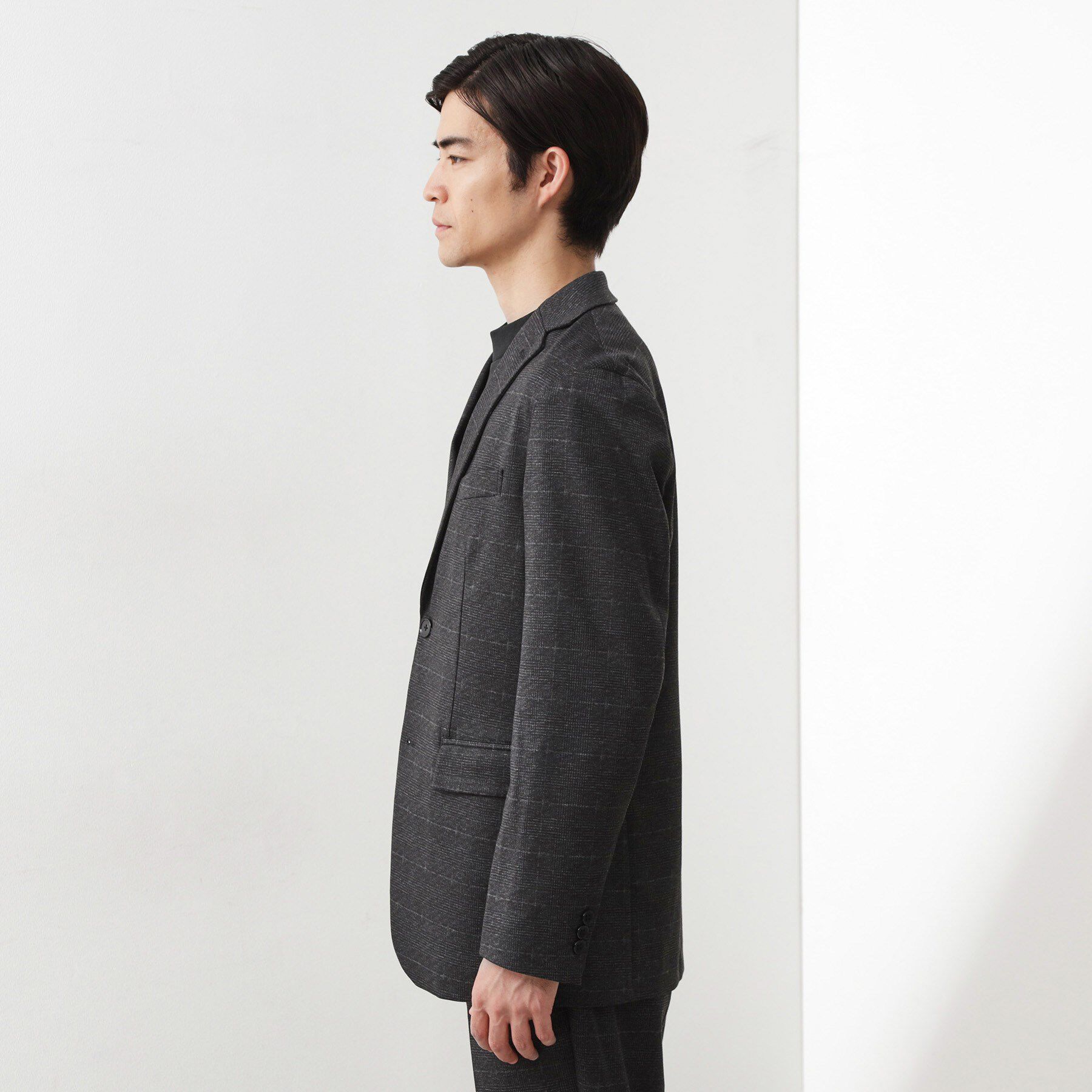 THE SHOP TK「ライトTRジャージジャケット【洗濯機OK/毛玉ができにくい/ストレッチ/セットアップ可】」|テーラードジャケット|