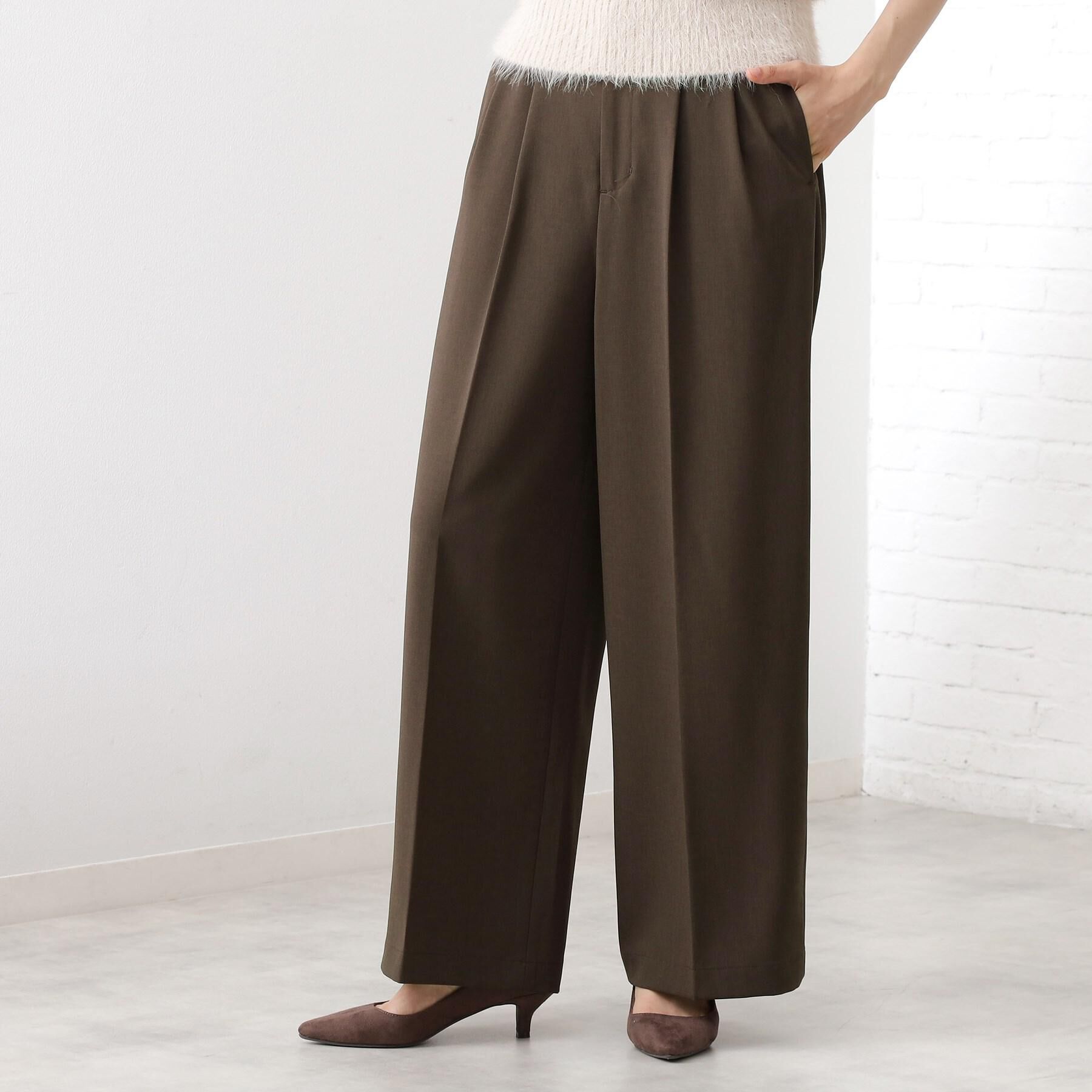 THE SHOP TK「【きれいめもカジュアルもお任せ】2タックワイドパンツ【セットアップ可】」|その他|