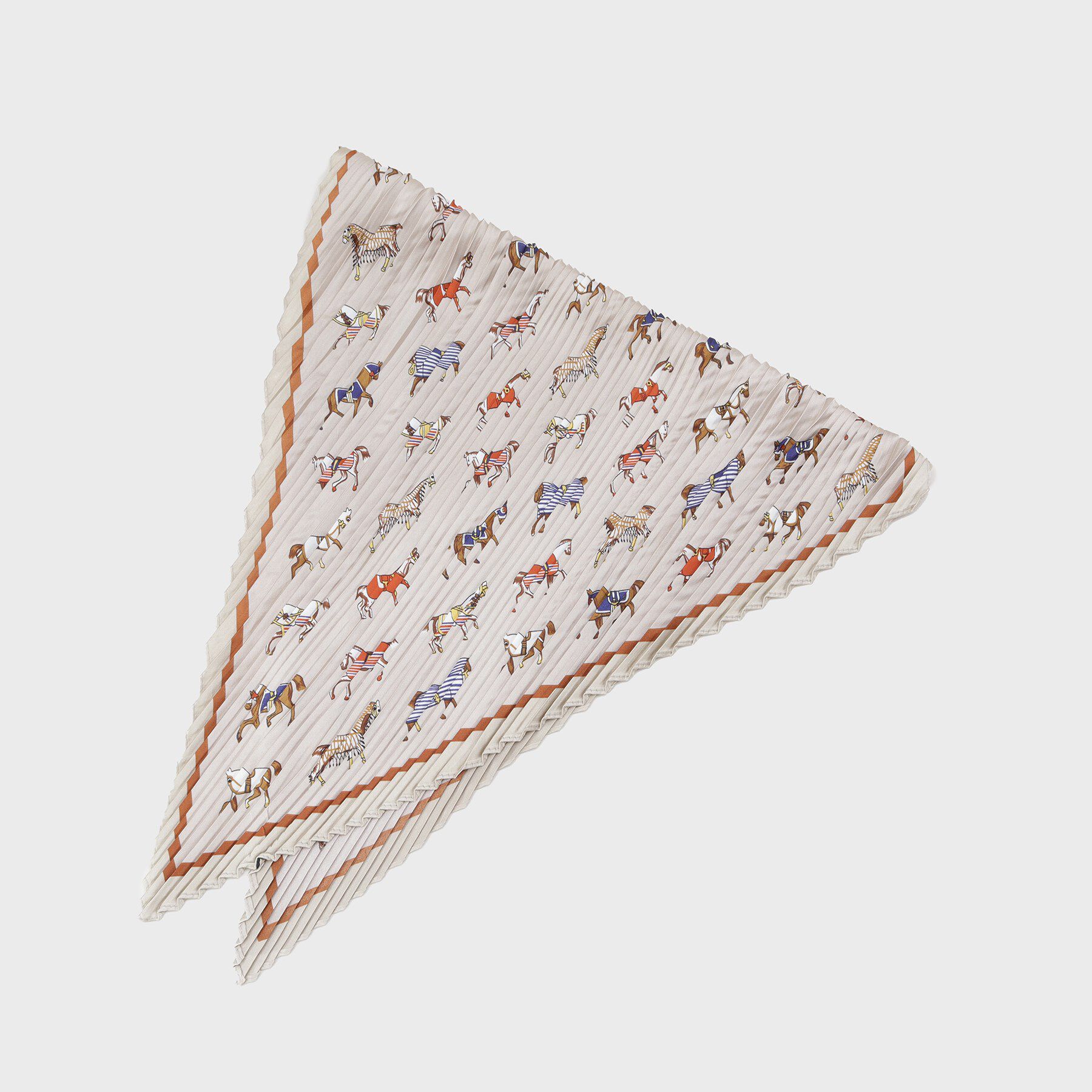 THE SHOP TK「プリーツスカーフ」|バンダナ・スカーフ|グレージュ(150)