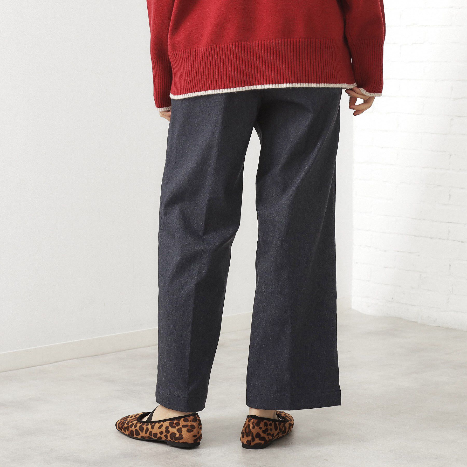 THE SHOP TK「【ラクで快適】ハイパーストレッチ あったか裏起毛ワイドパンツ」|その他|