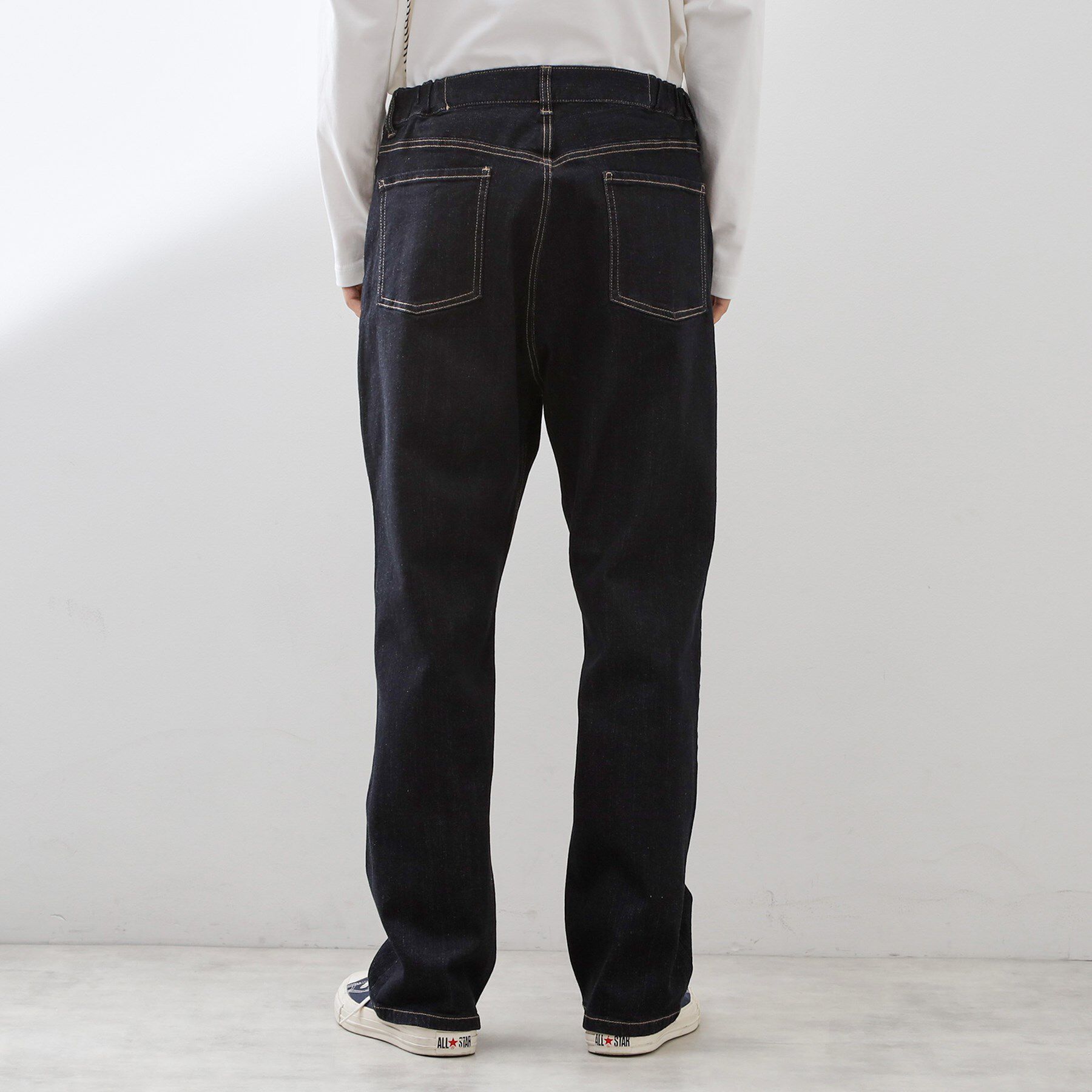 THE SHOP TK「コットンカーブデニム 【セットアップ可/洗濯機OK】」|デニム|