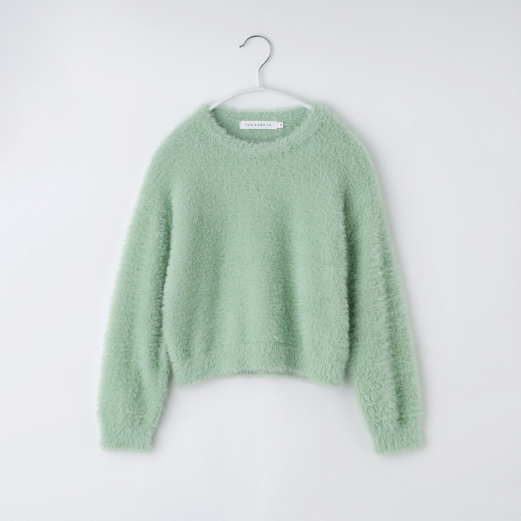 THE SHOP TK「【130・150】フェザークルーネックニット」|ニット・セーター|
