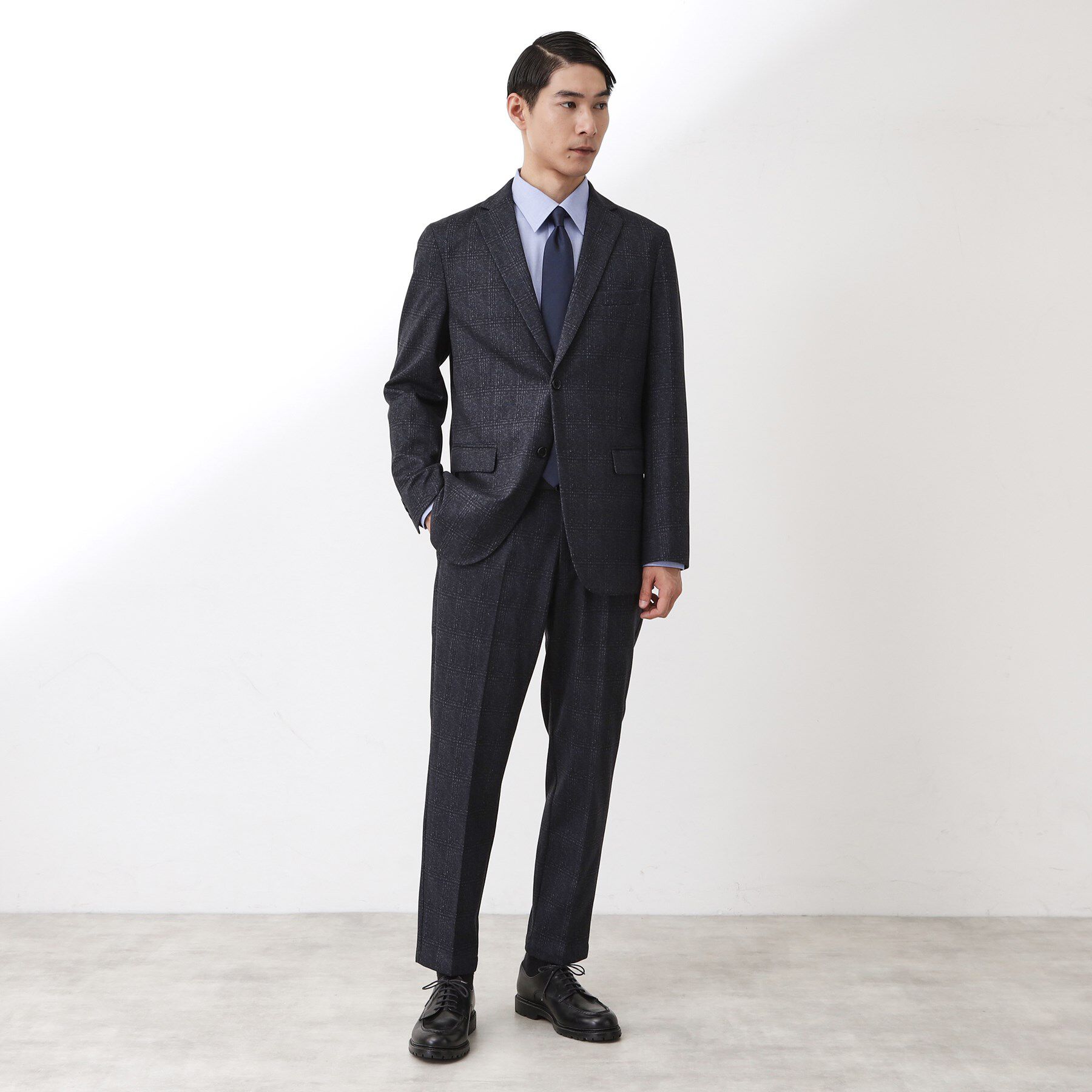 THE SHOP TK「起毛TRジャージジャケット 【洗濯機OK／ストレッチ／セットアップ可】」|テーラードジャケット|