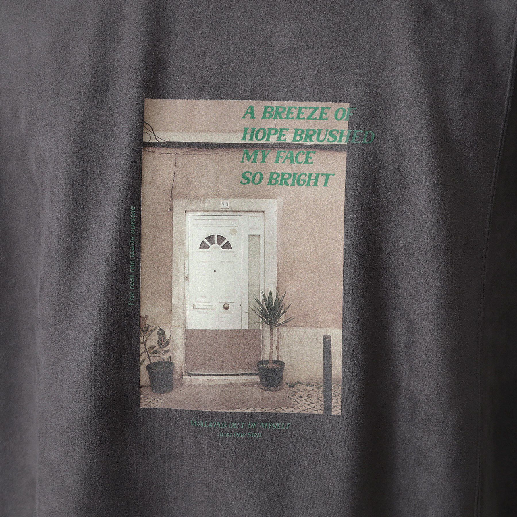 THE SHOP TK「スエード フォトプリントスウェット 【洗濯機OK】」|Tシャツ・カットソー|