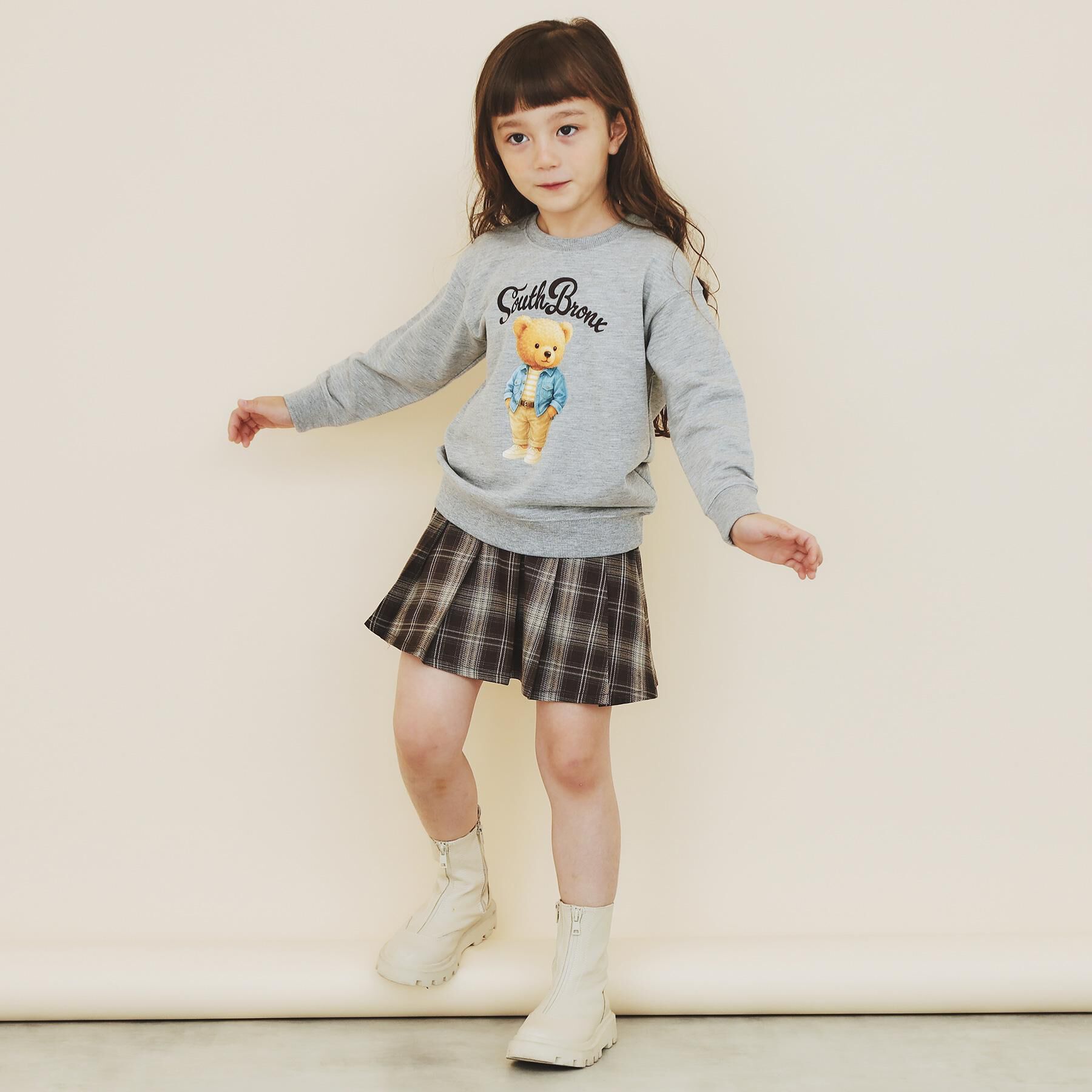 THE SHOP TK「【110-160】チェックスカートパンツ」|スカート|