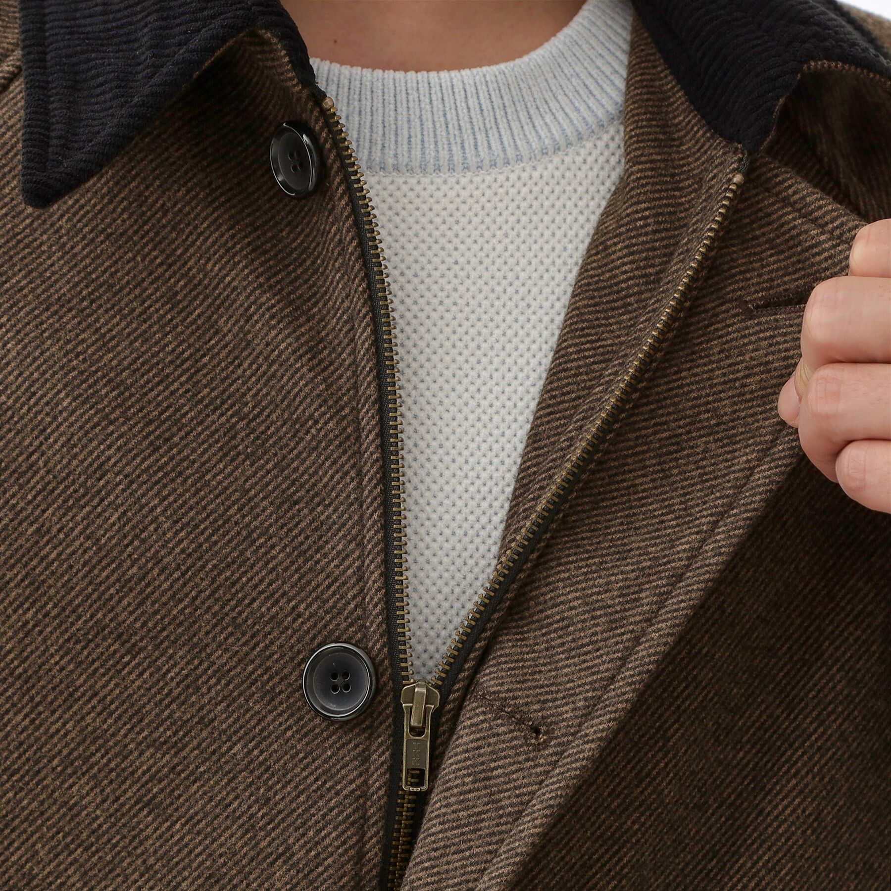 THE SHOP TK「2通りの着こなしができる ウーリック デッキブルゾン」|ブルゾン・スタジャン|