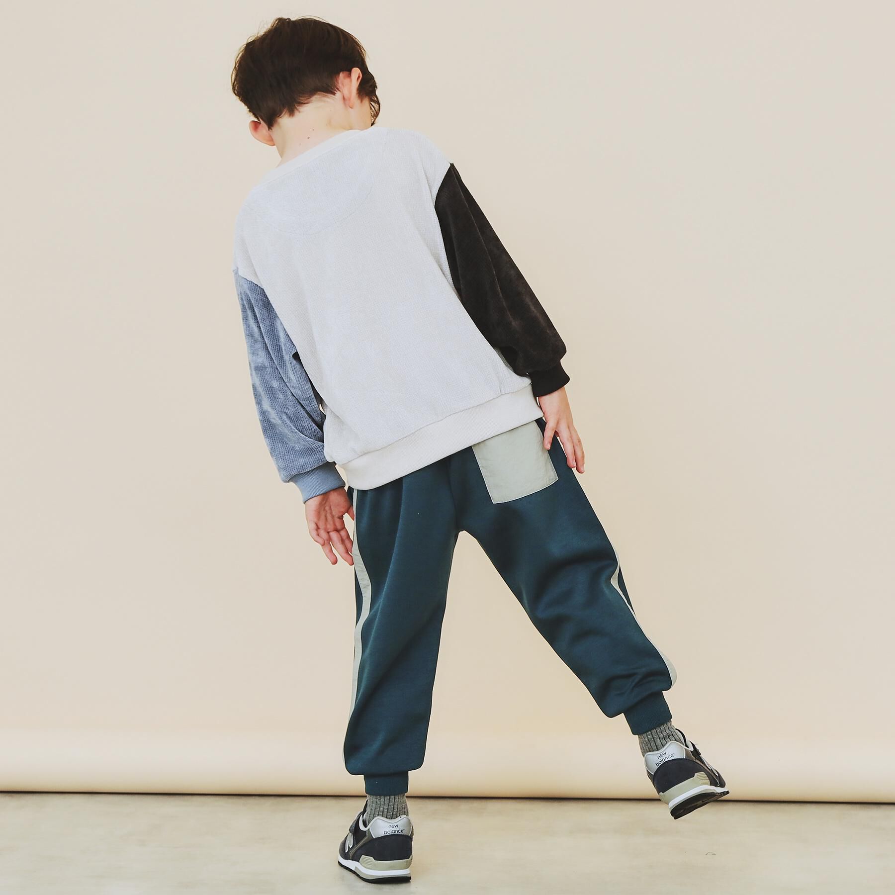 THE SHOP TK「【110-160】ベロアモールプルオーバー」|Tシャツ・カットソー|