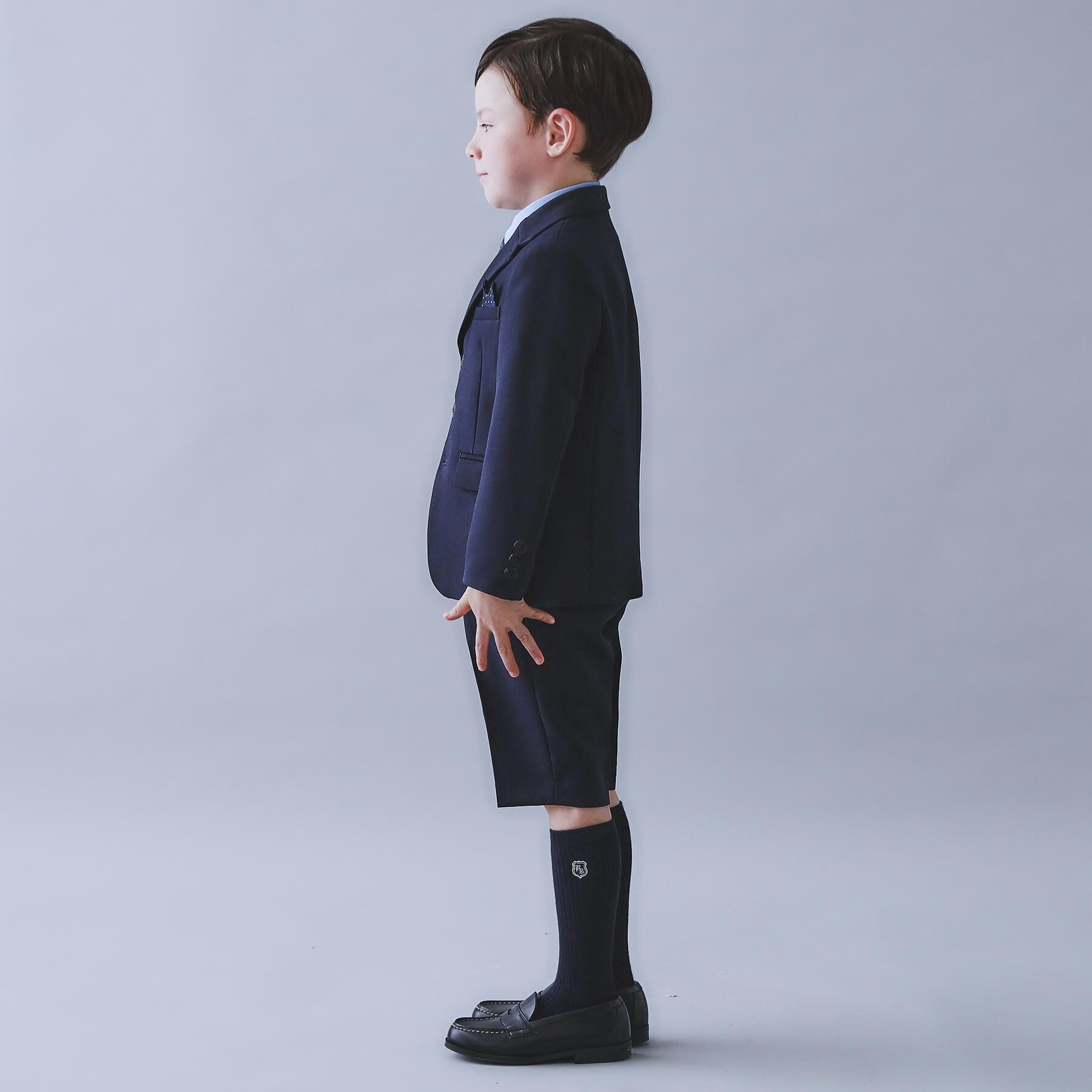 THE SHOP TK「【110-130/4点セット】ネイビーセットアップ/入園・卒園・入学」|スーツ|