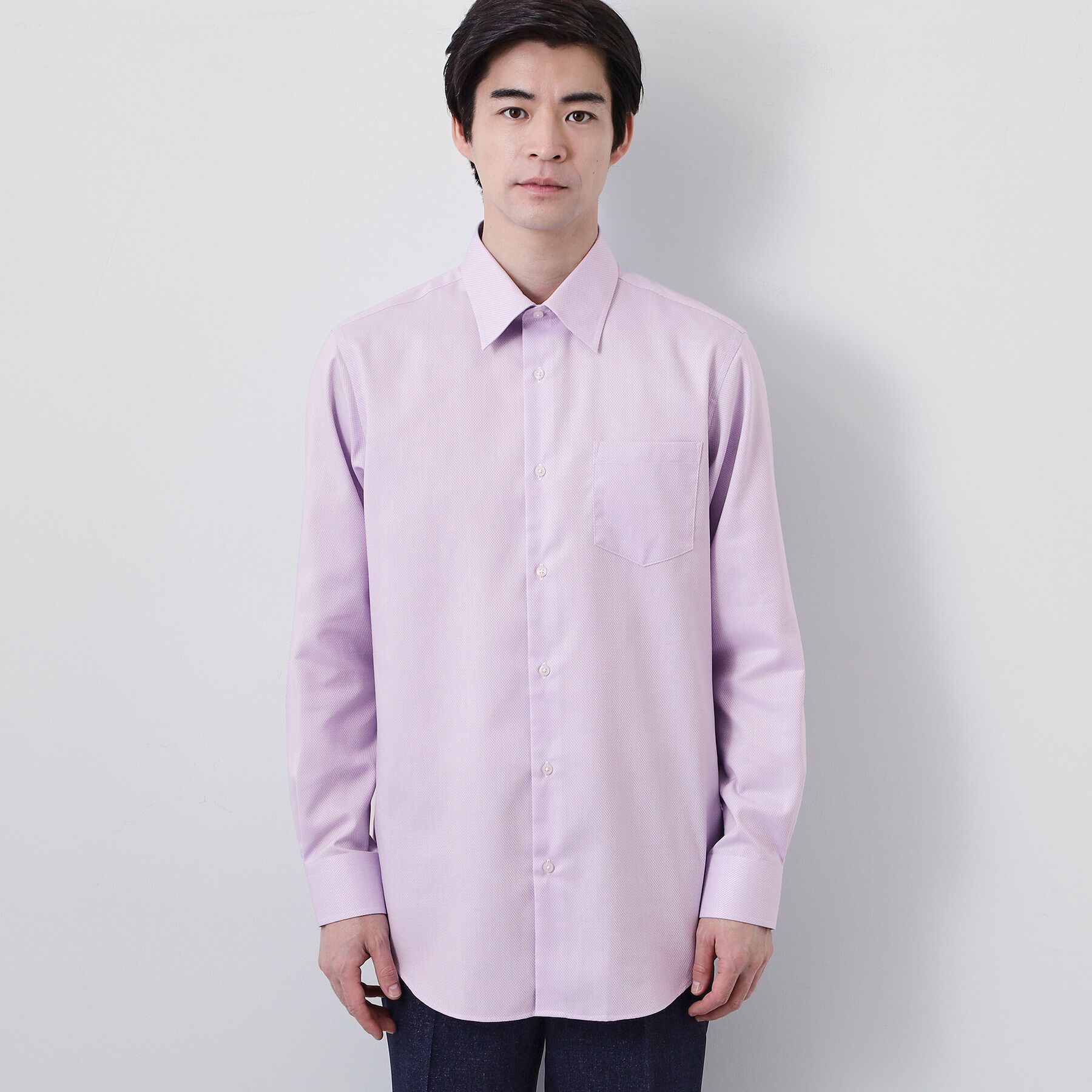 THE SHOP TK「【ビジネス/セレモニー】ドレスドビー長袖シャツ」|シャツ・ブラウス|