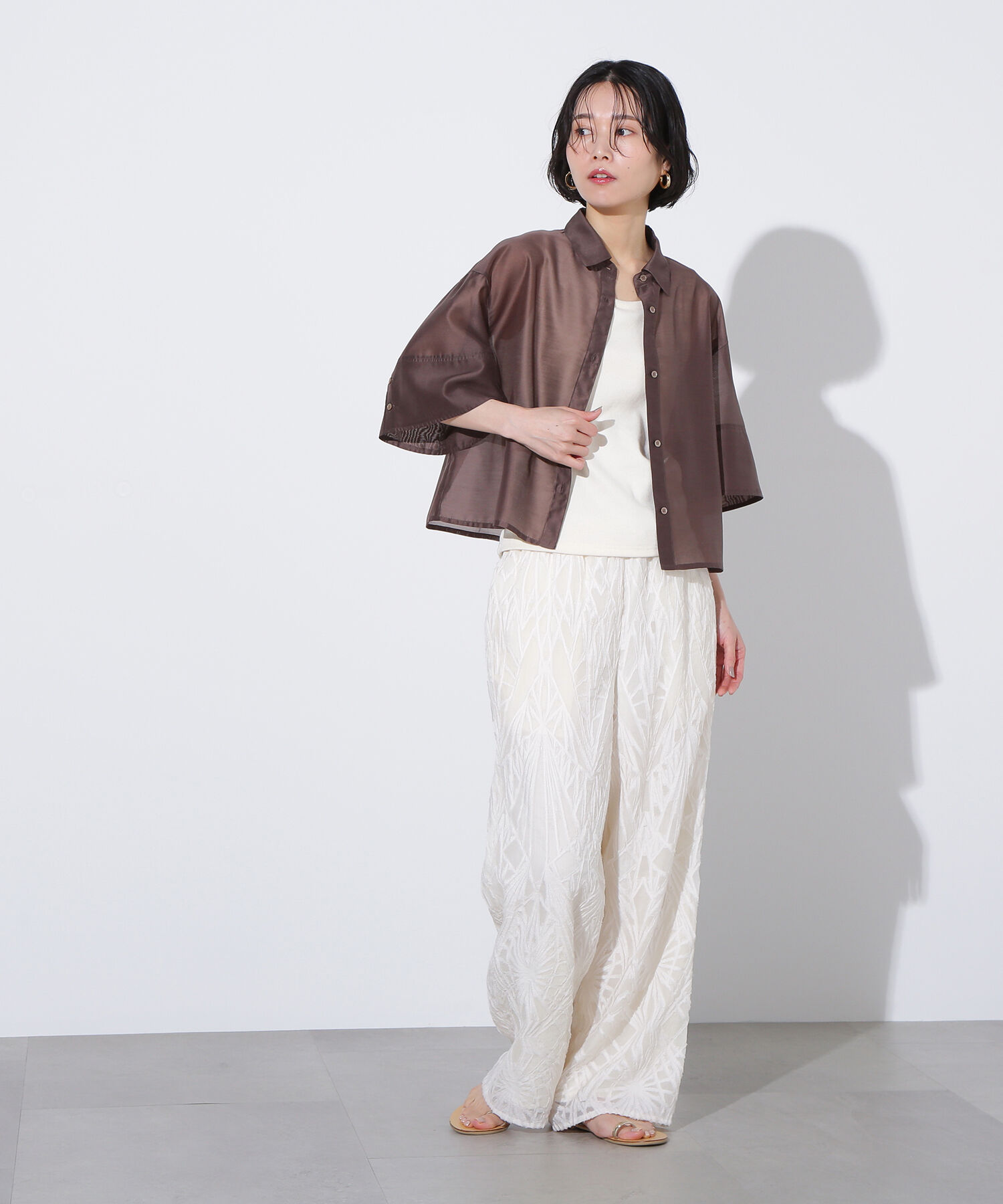  「カップツキテレコカットソー」|Tシャツ・カットソー|