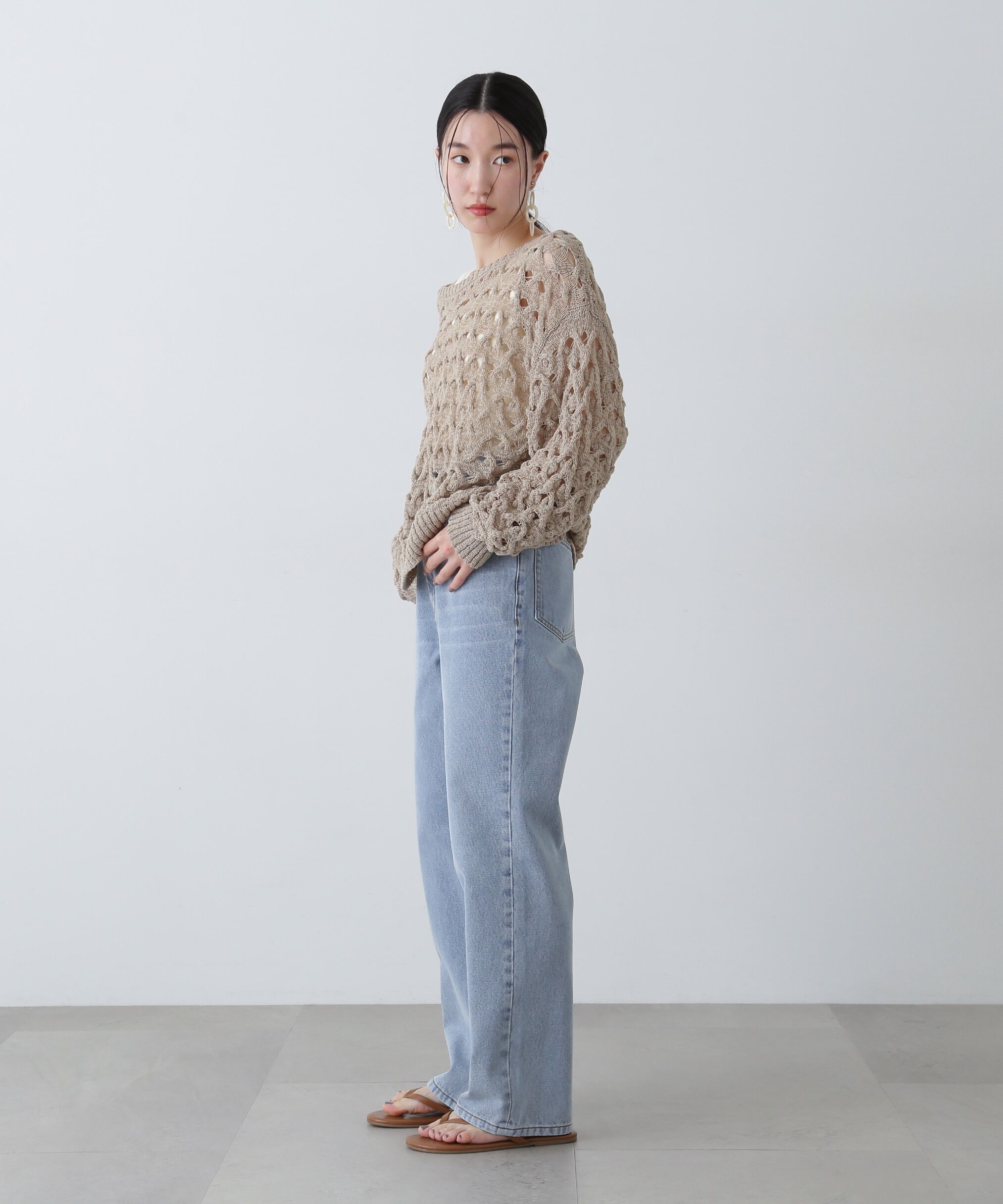  「ハイライズストレートデニムパンツ」|その他|