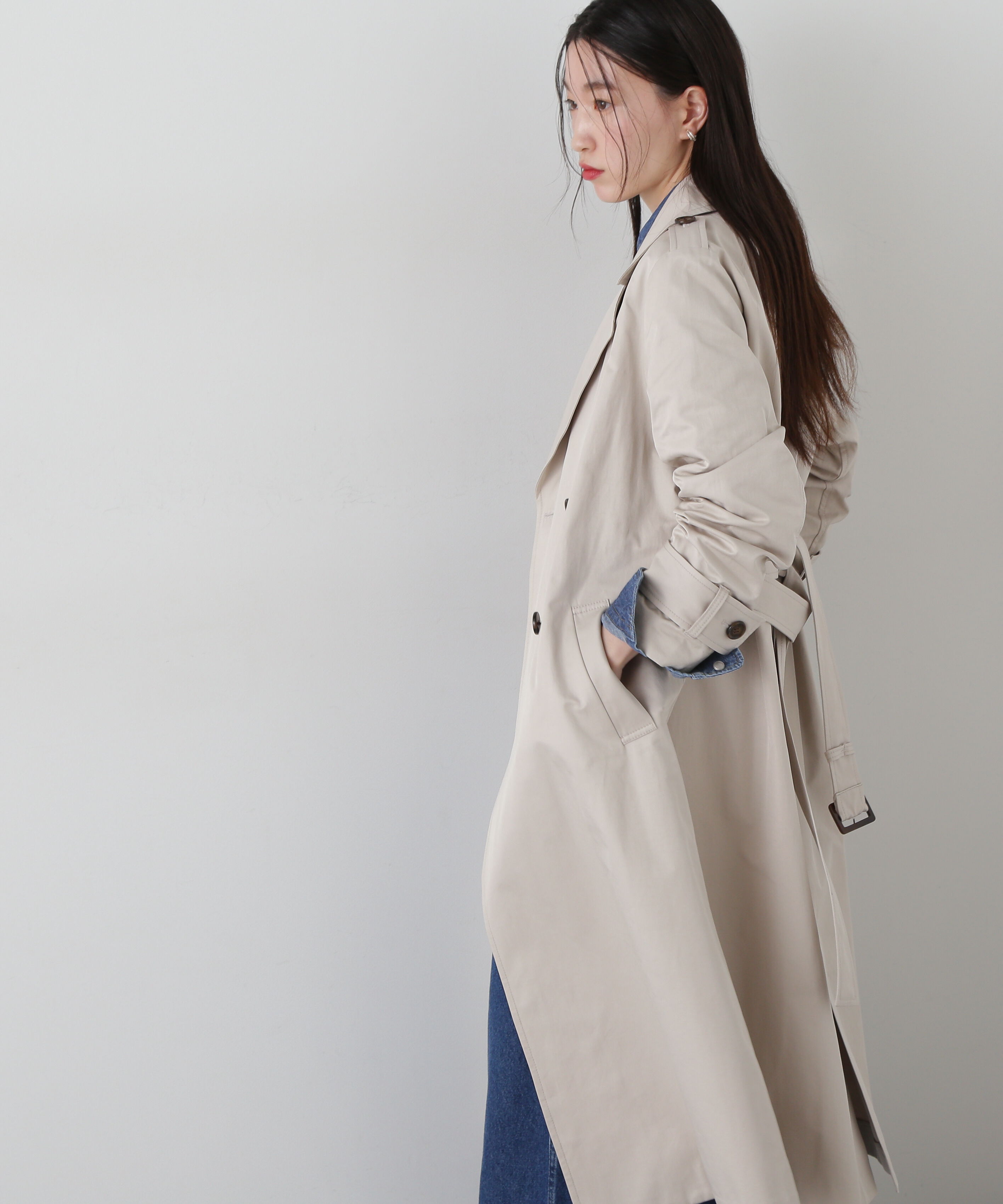  「ボックスシルエットトレンチコート」|その他|