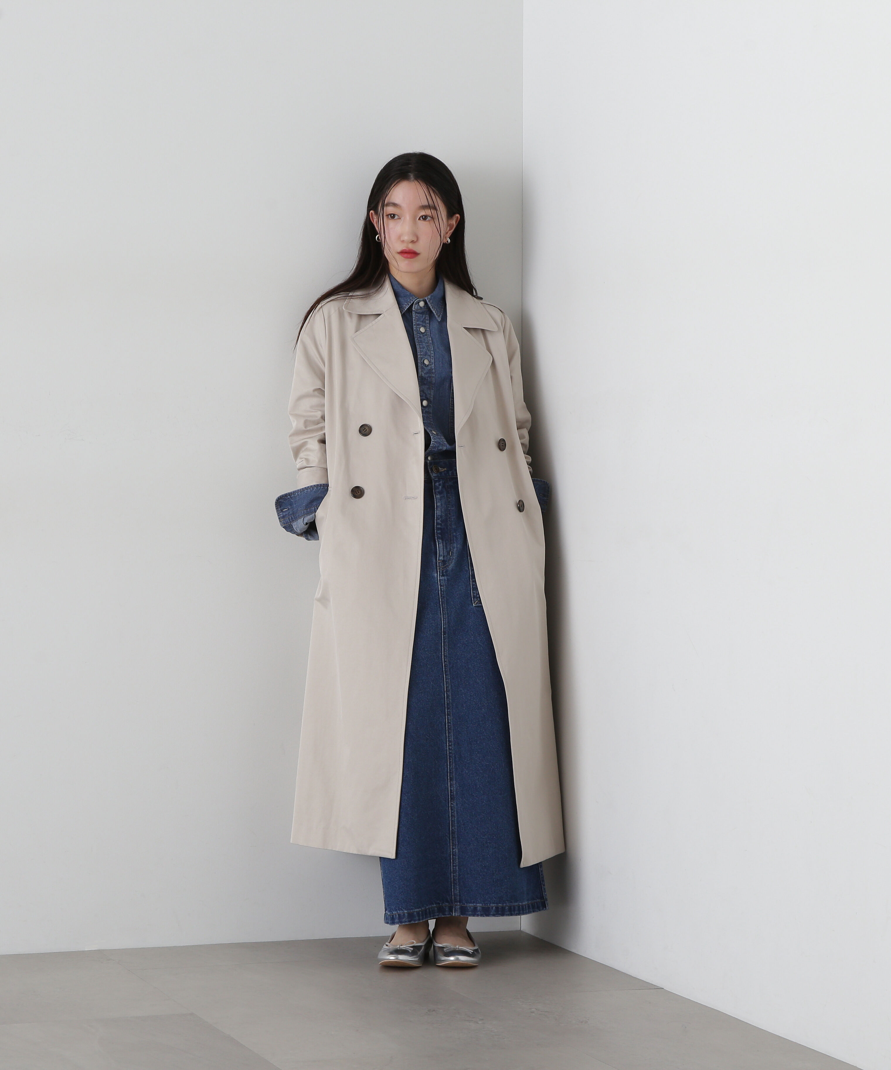 「ボックスシルエットトレンチコート」|その他|