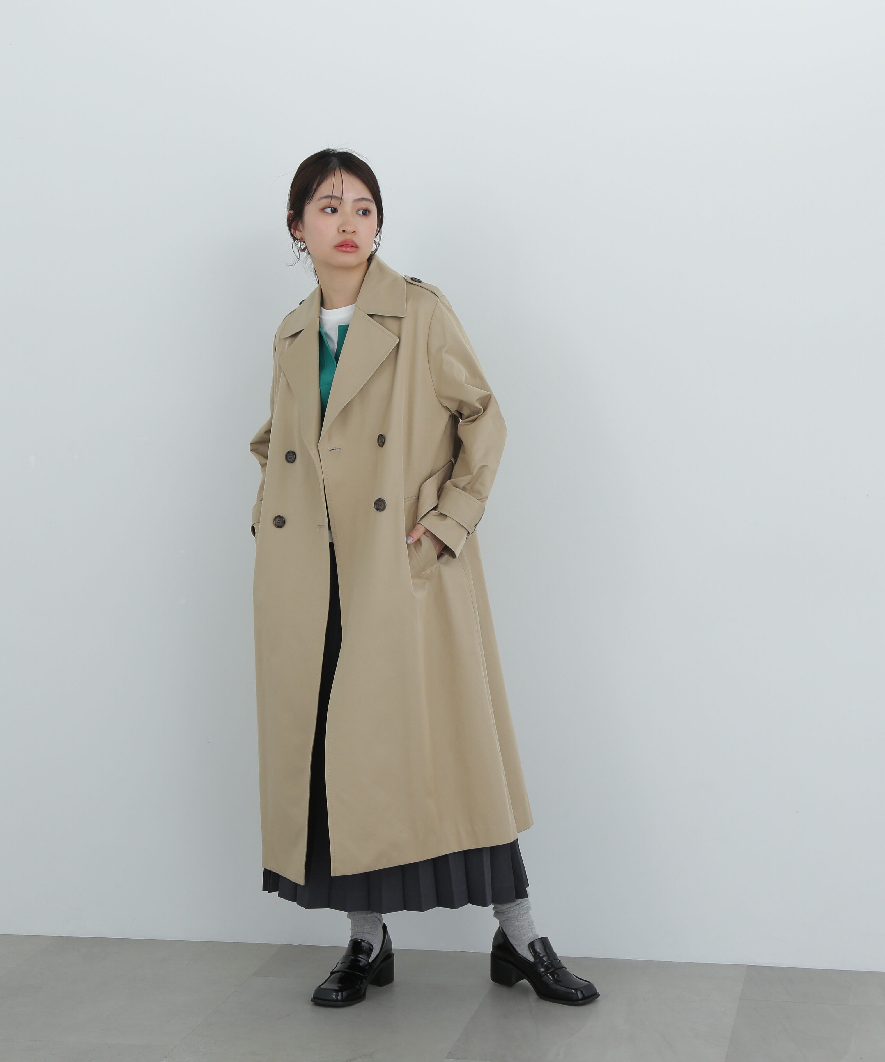  「ボックスシルエットトレンチコート」|その他|