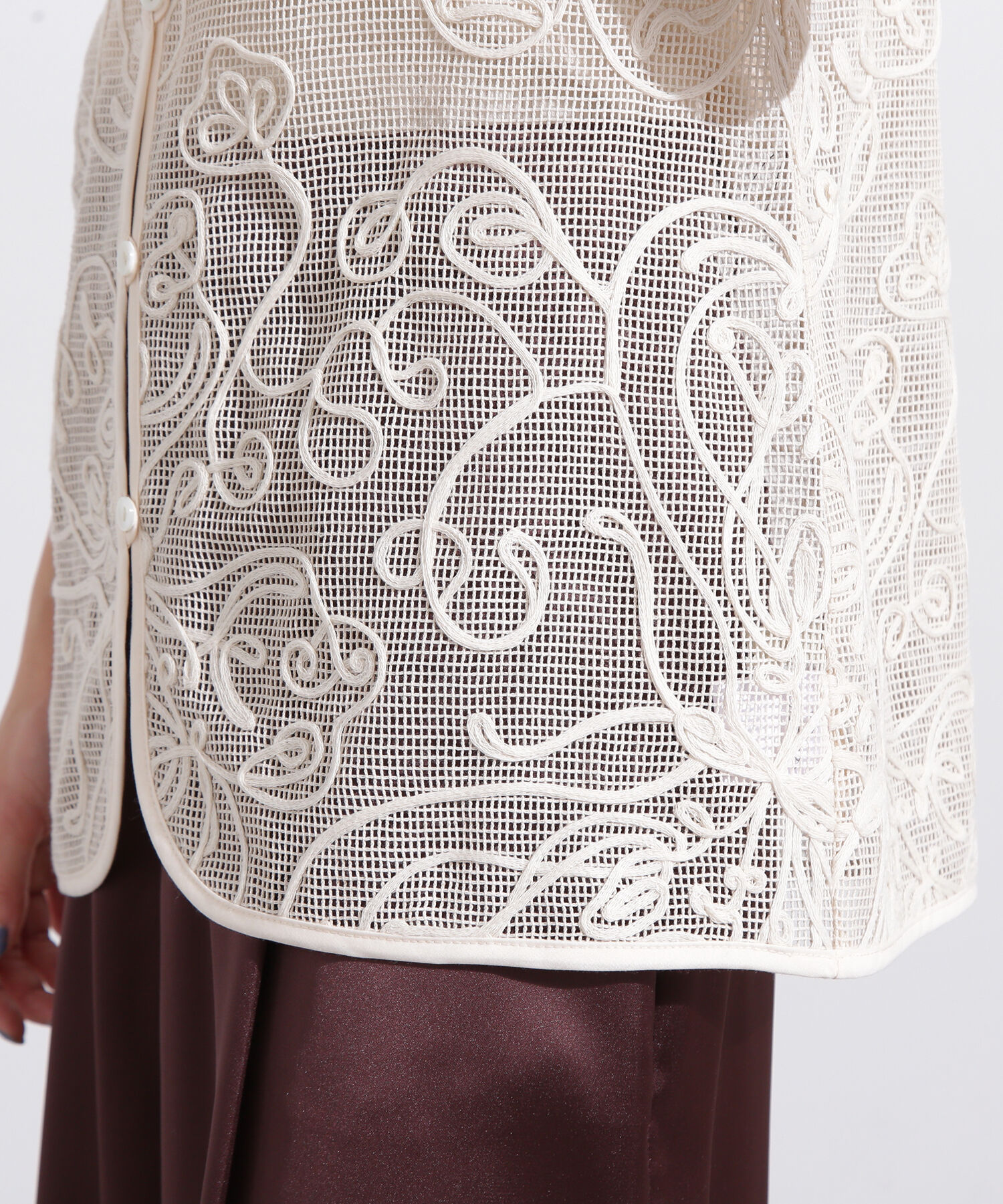  「コードレースジレ」|シャツ・ブラウス|