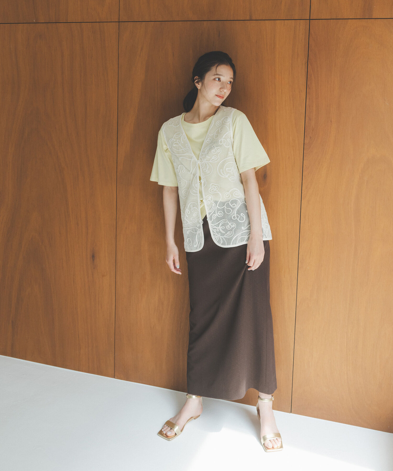  「コードレースジレ」|シャツ・ブラウス|