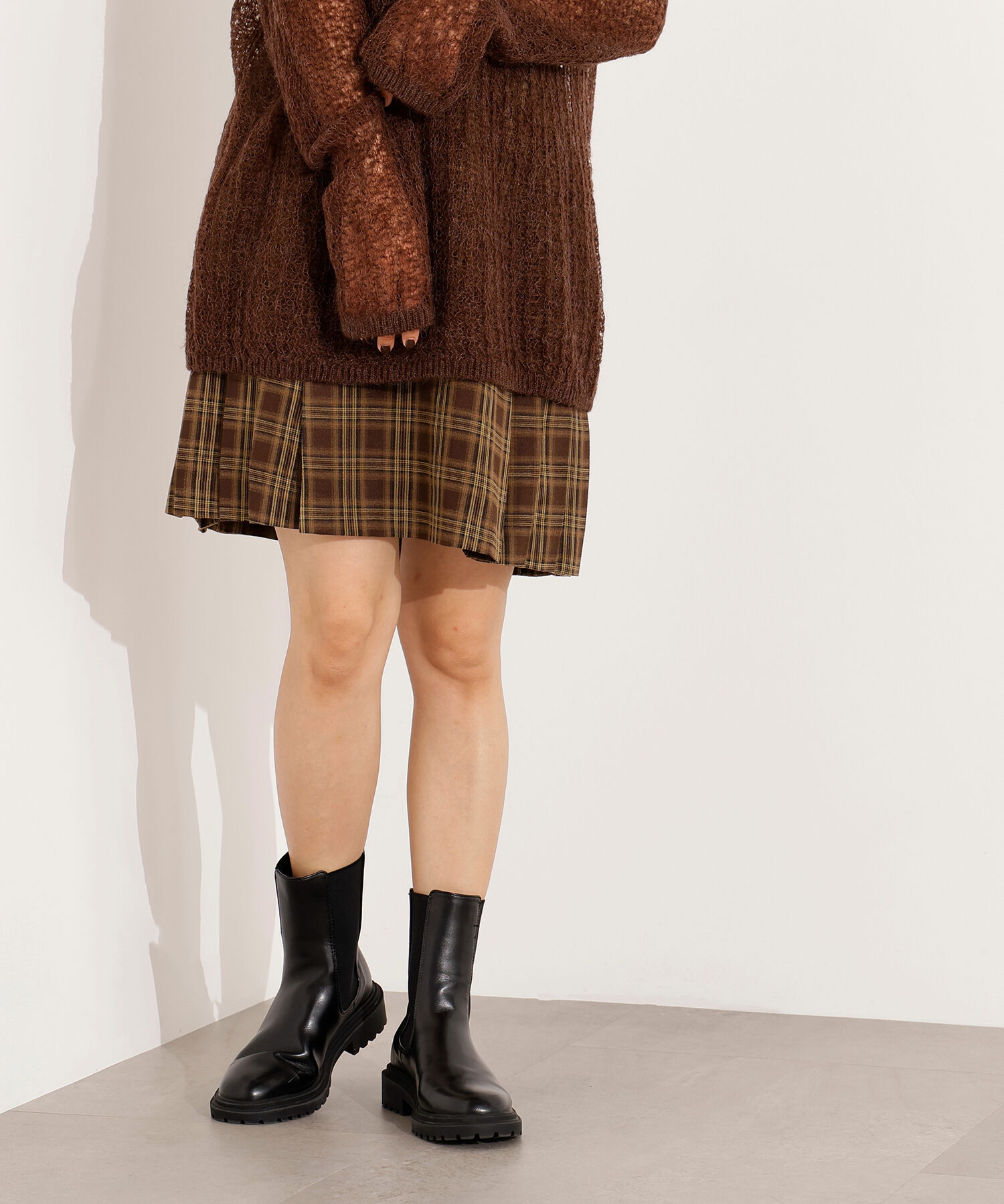  「チェックミニスカート」|スカート|