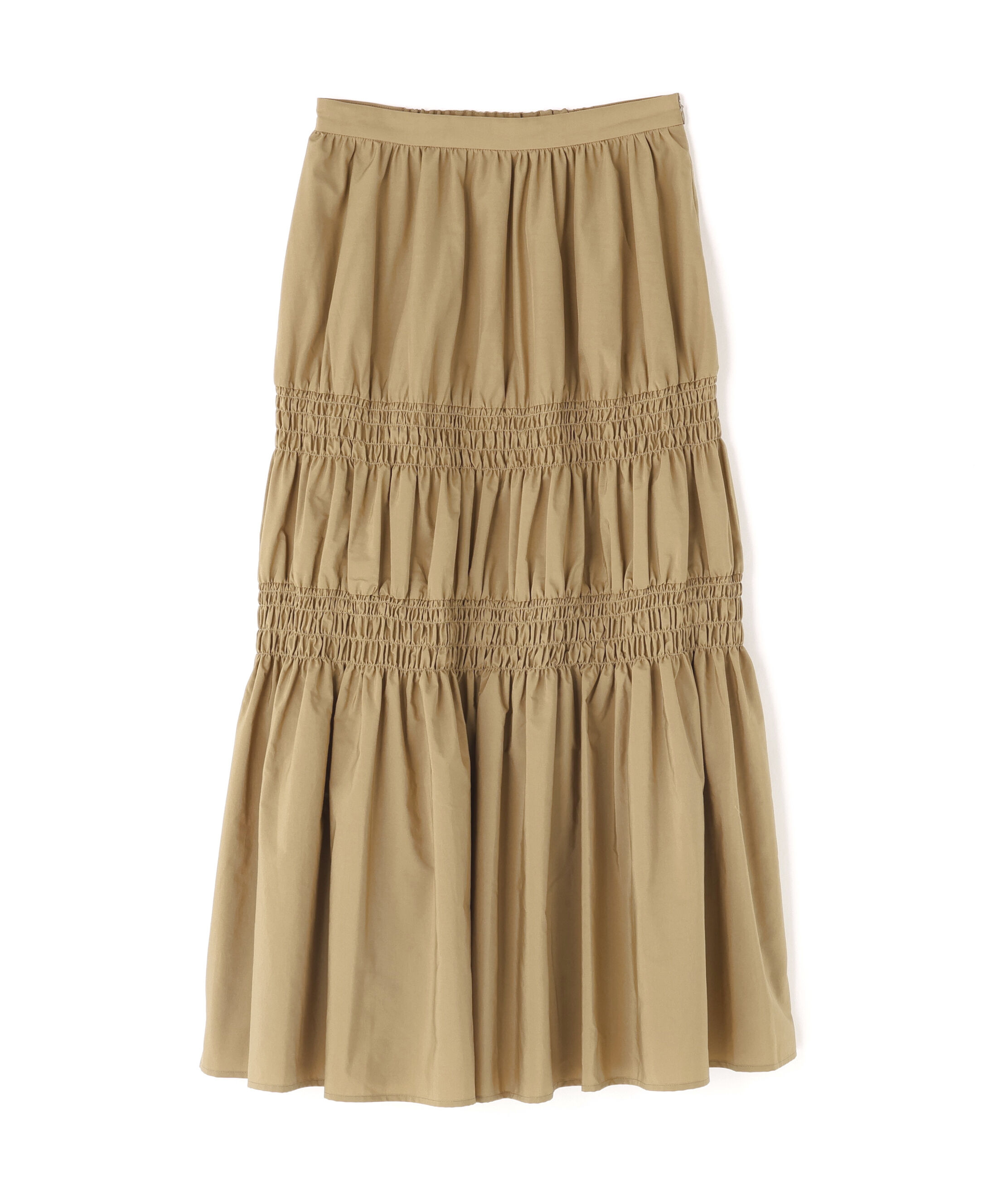  「シャーリングボリュームスカート」|スカート|