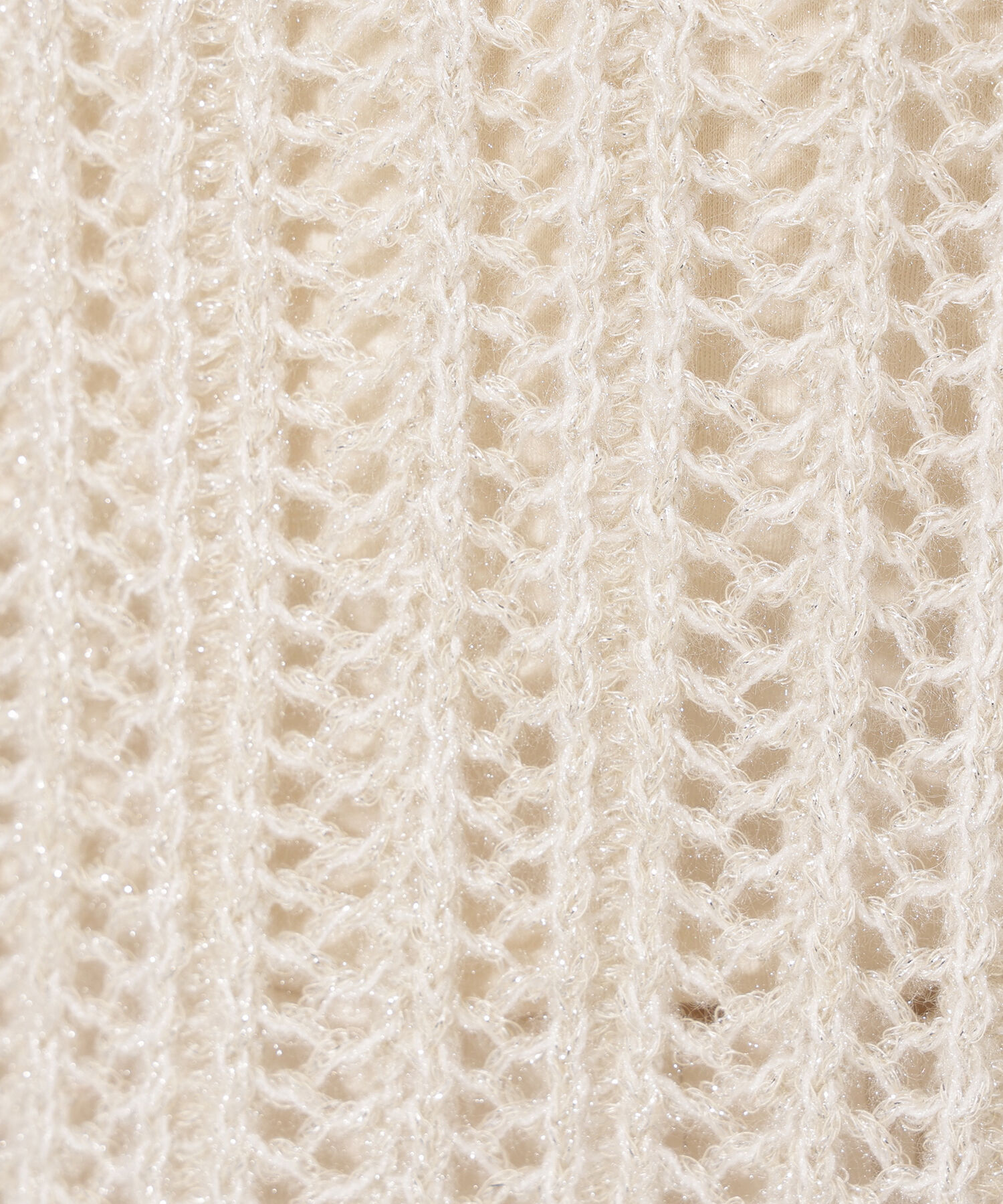  「クロップド透かし編みニット」|ニット・セーター|