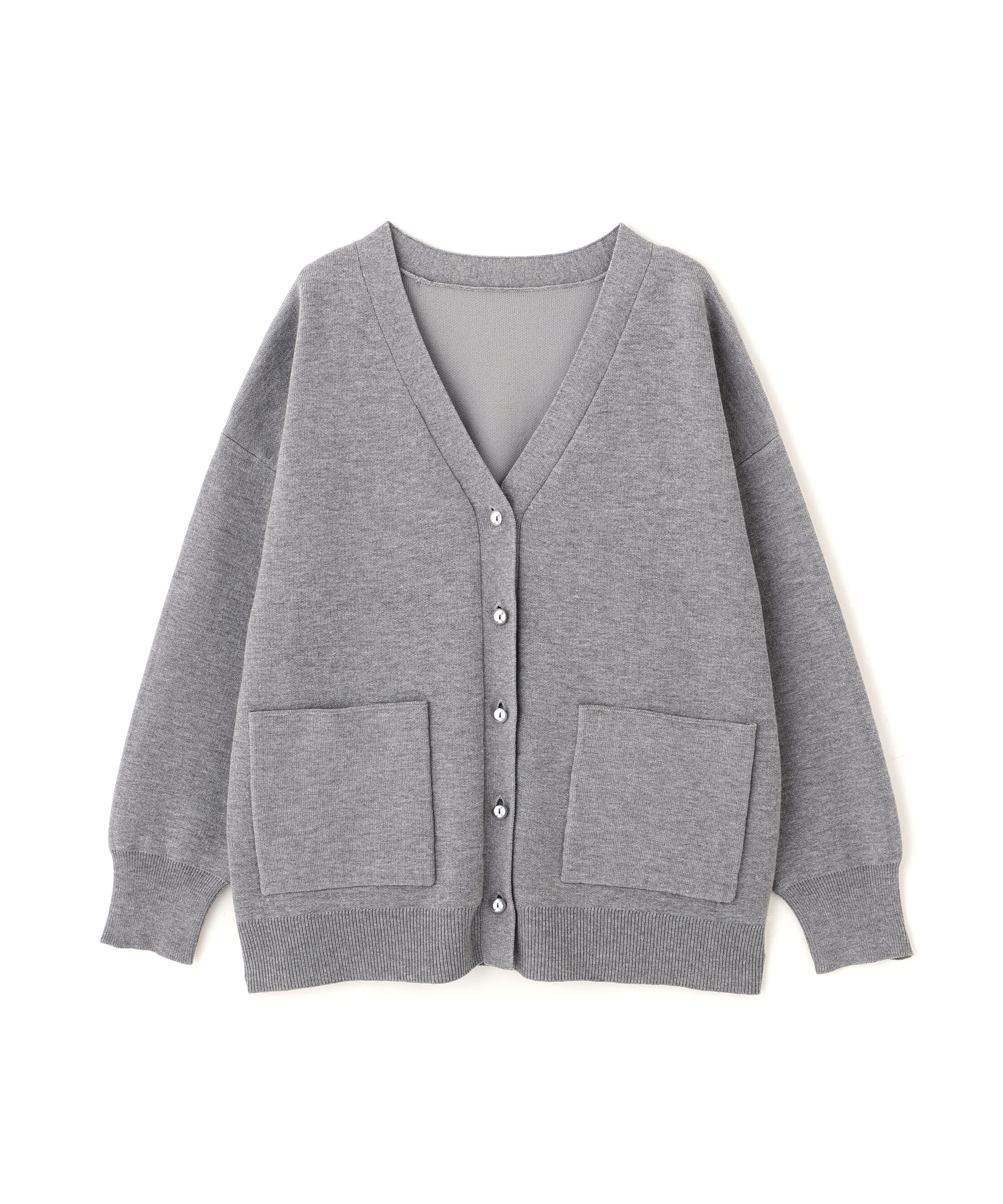  「スウェットライクフォルムカーディガン」|ニット・セーター|