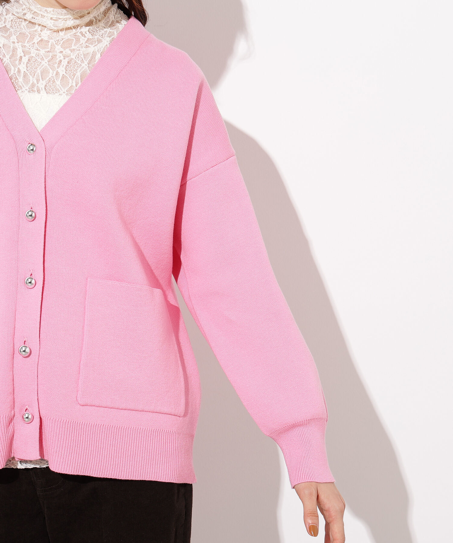  「スウェットライクフォルムカーディガン」|ニット・セーター|