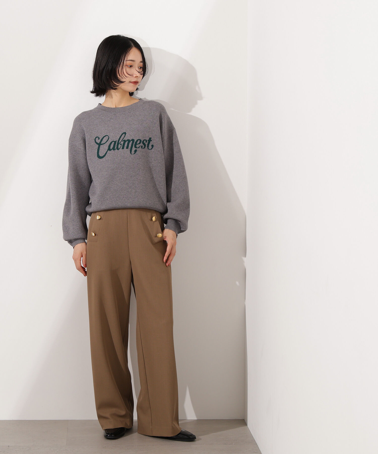  「ロゴジャガードニット」|ニット・セーター|