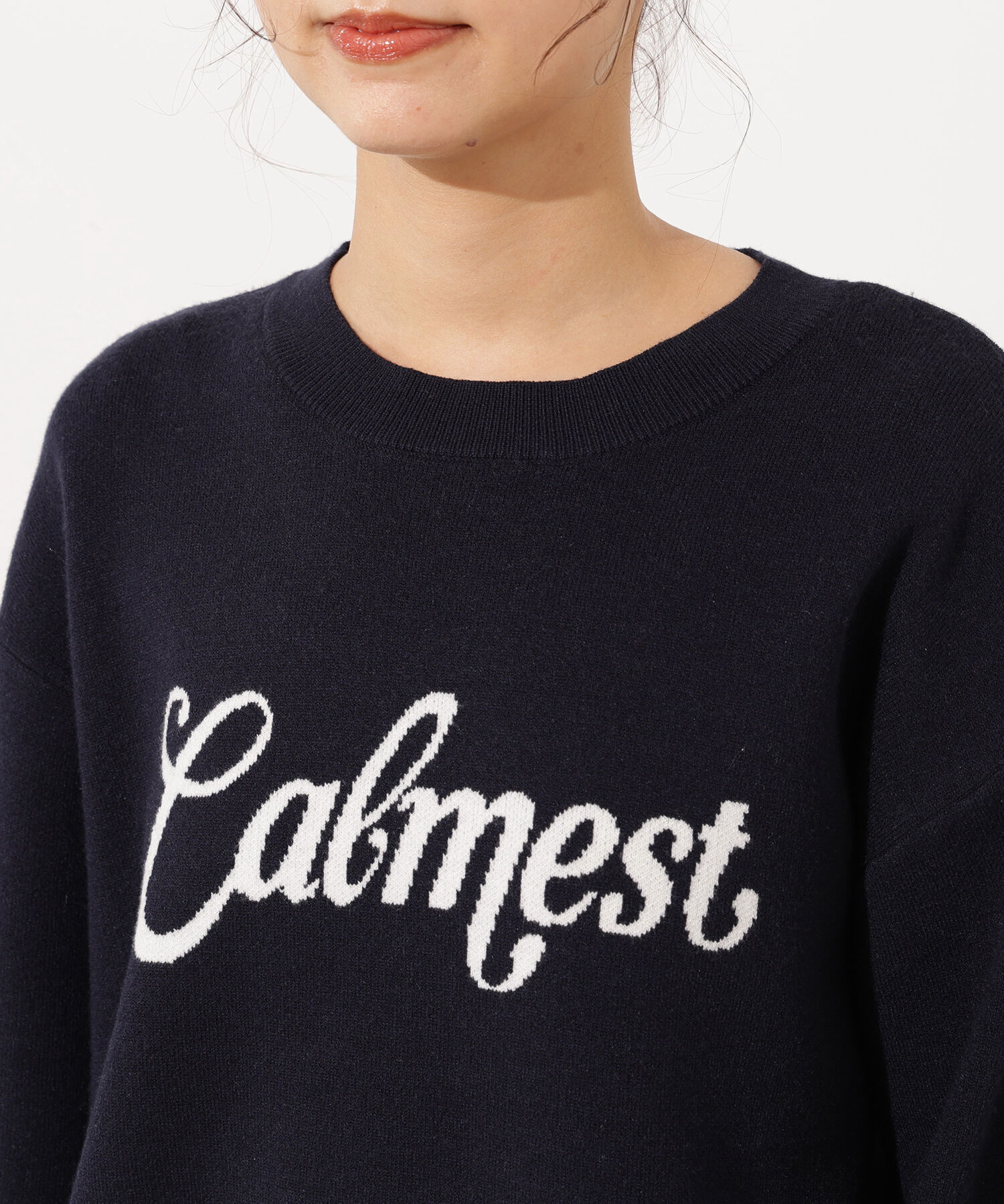  「ロゴジャガードニット」|ニット・セーター|