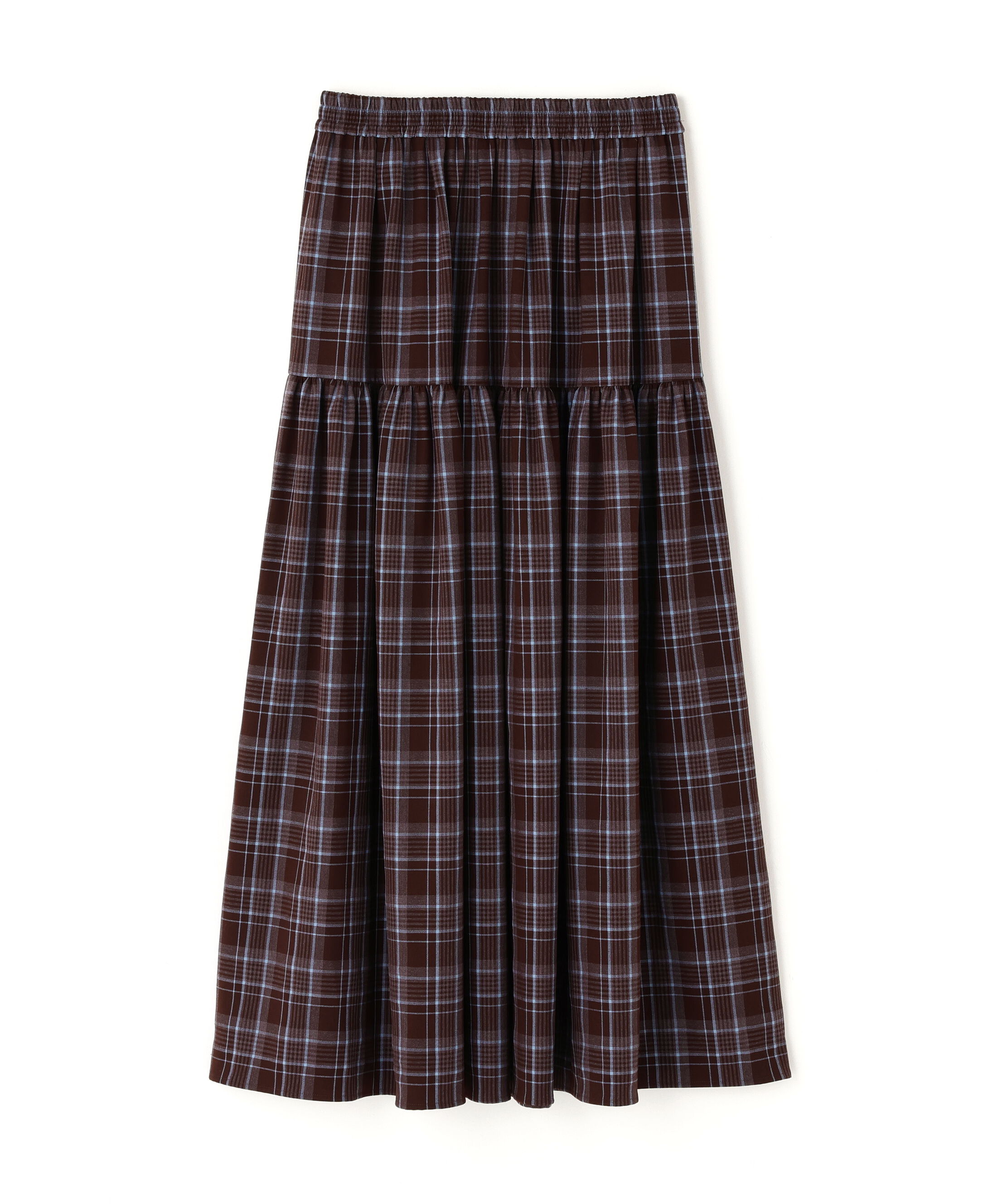  「チェックティアードスカート」|スカート|