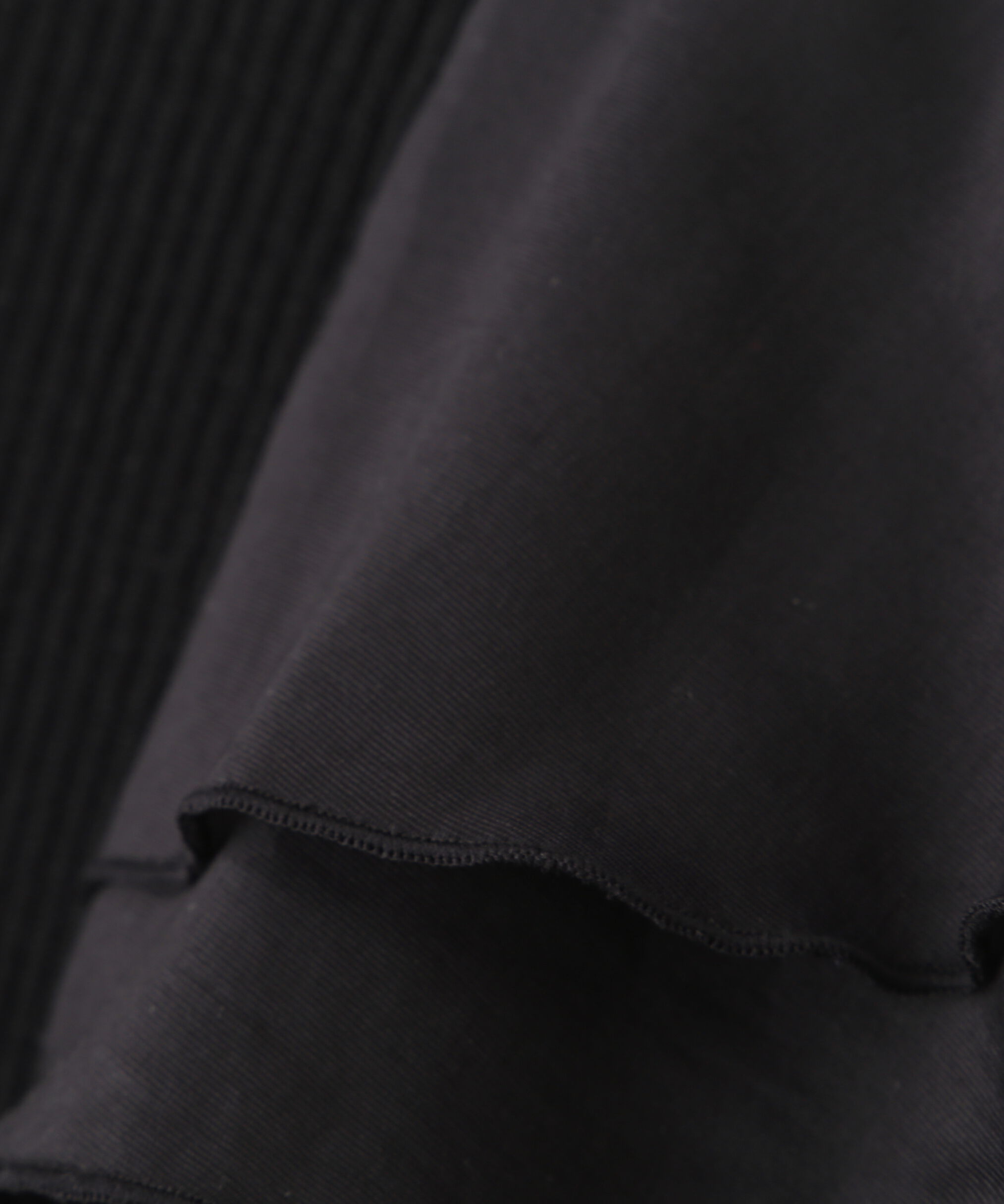  「ラッフルスリーブドッキングニット」|ニット・セーター|