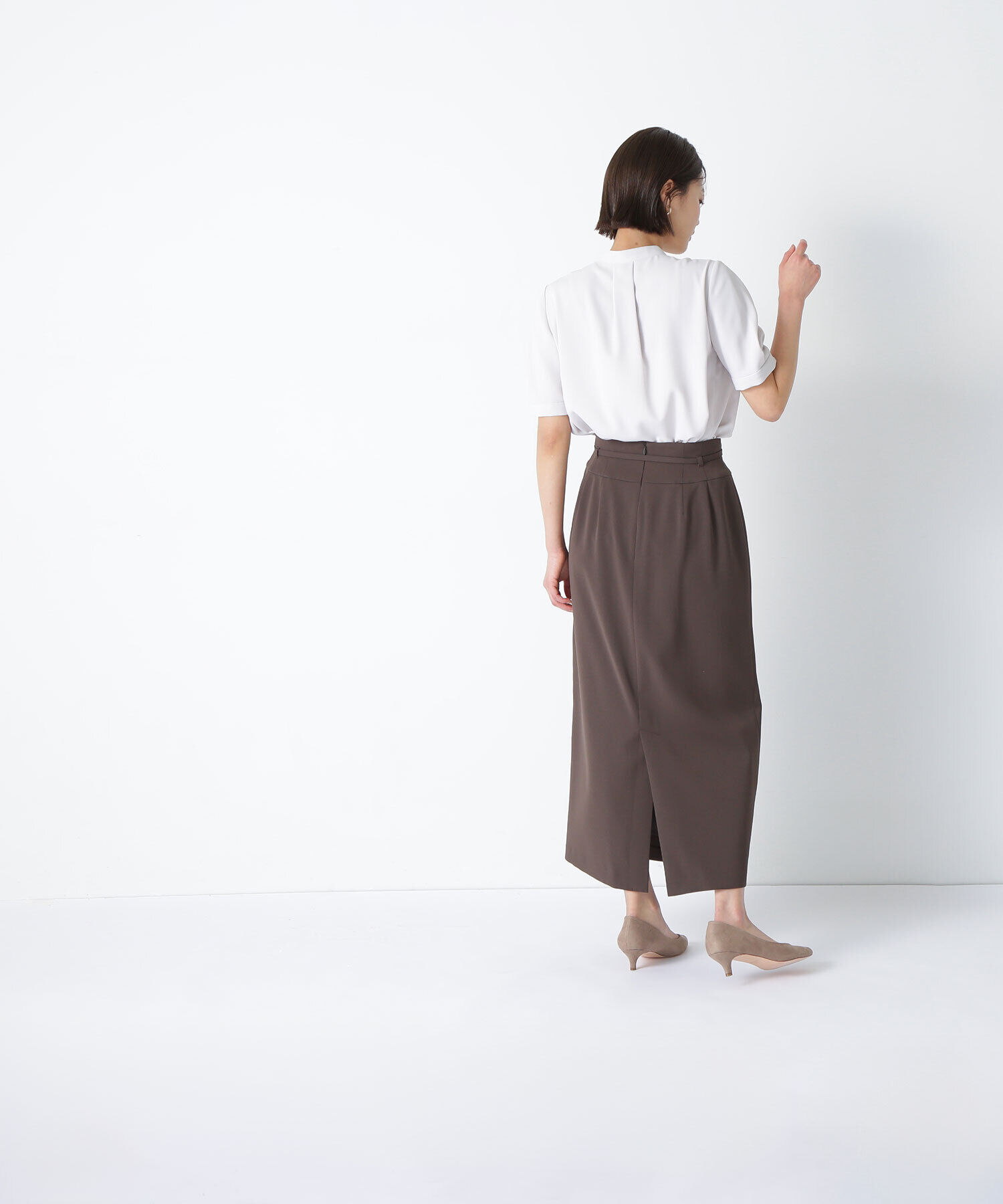  「ラッフルタイブラウス」|シャツ・ブラウス|