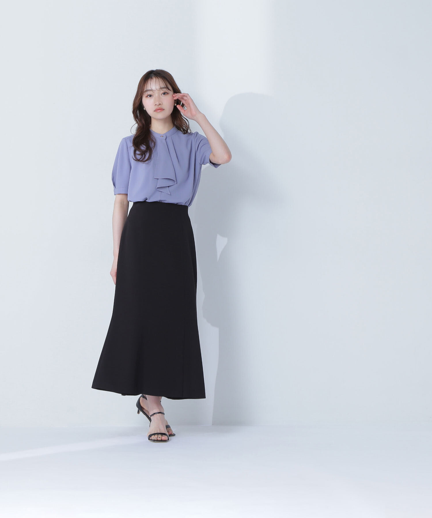  「ラッフルタイブラウス」|シャツ・ブラウス|