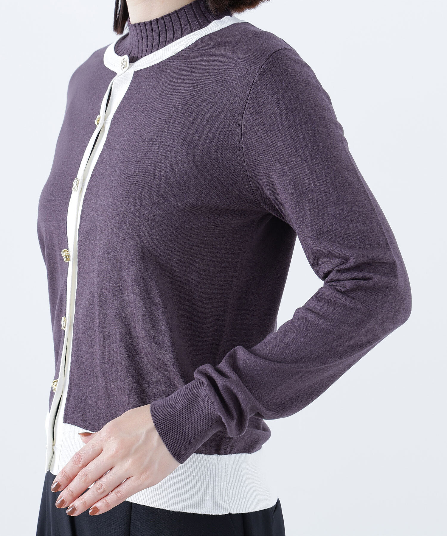  「バイカラーアンサンブル」|ニット・セーター|