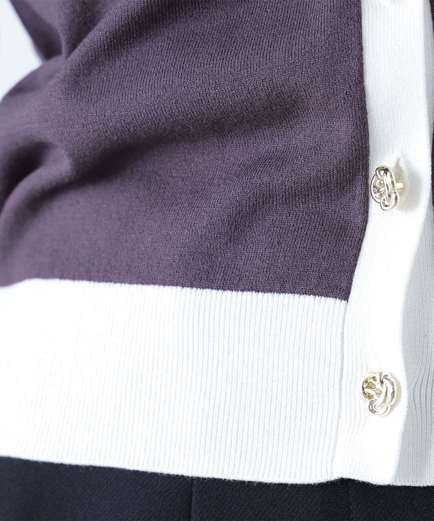  「バイカラーアンサンブル」|ニット・セーター|