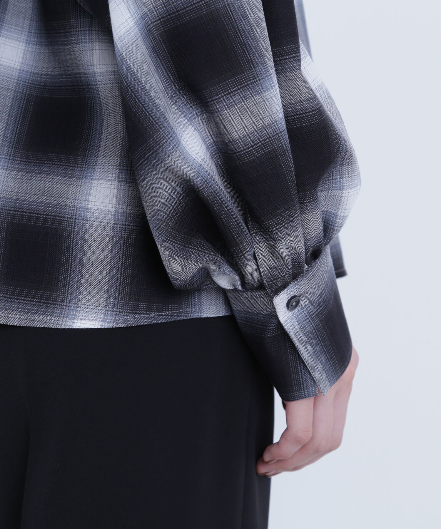  「チェックボウタイブラウス」|シャツ・ブラウス|